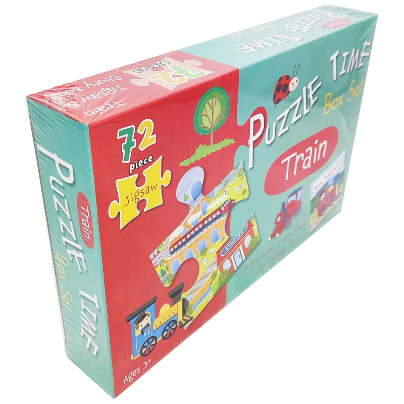 puzzle time box set: train