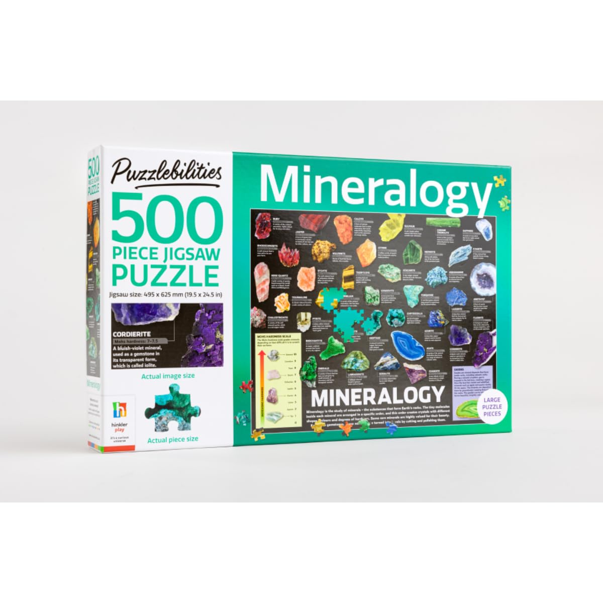 puzzlebilities mineralogy 500-piece jigsaw