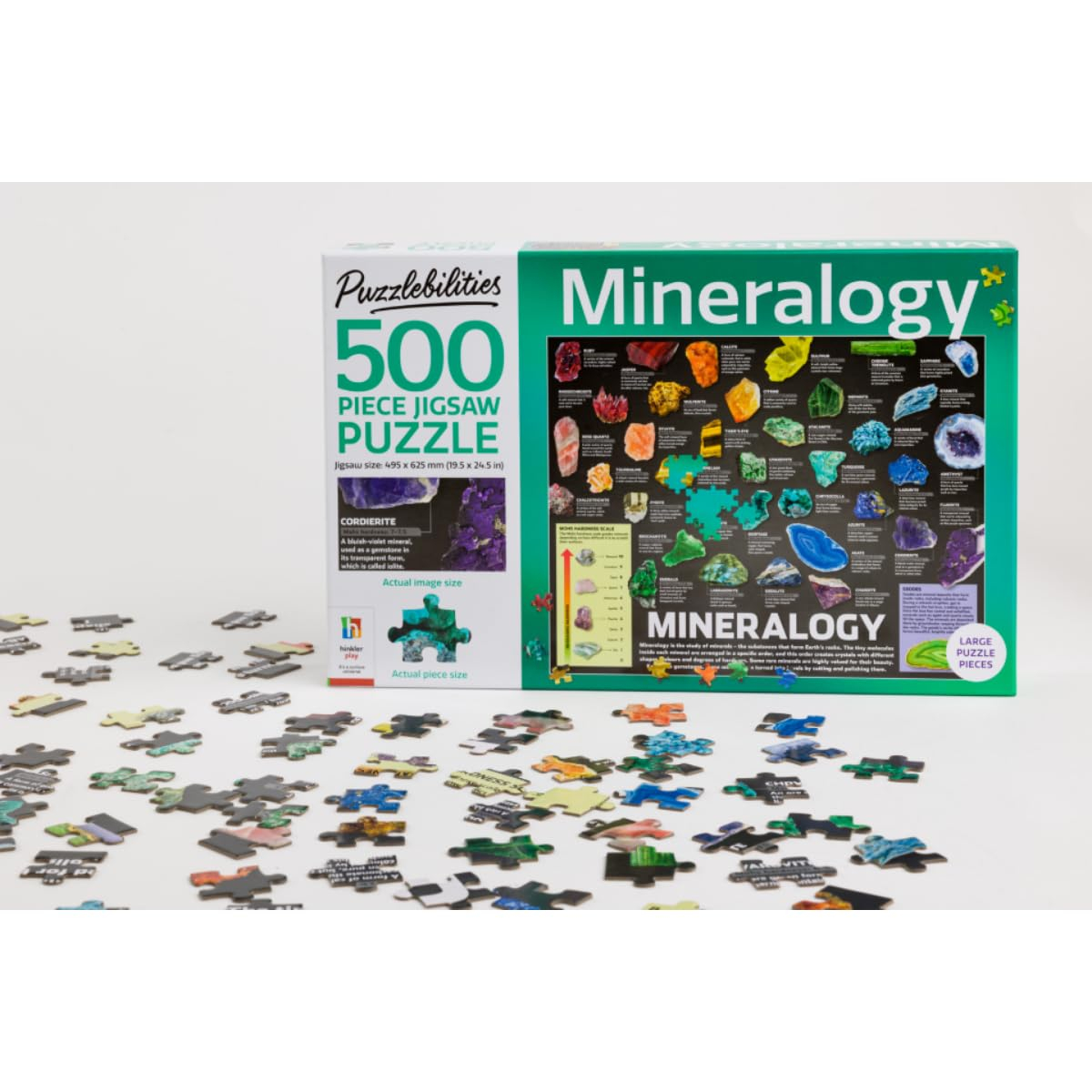 puzzlebilities mineralogy 500-piece jigsaw