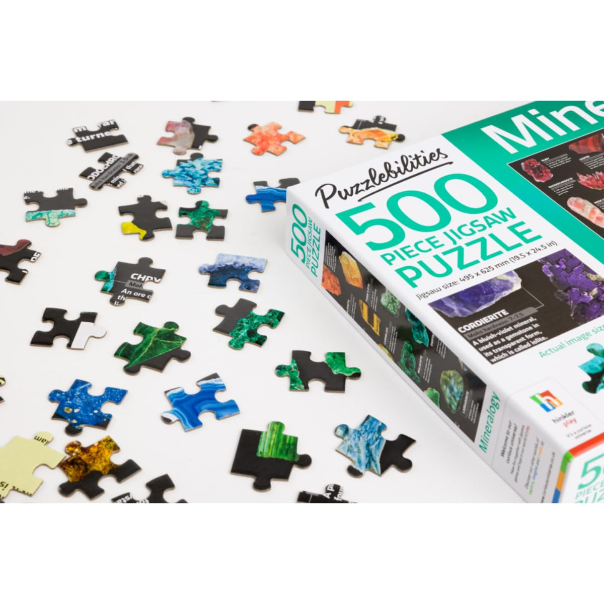 puzzlebilities mineralogy 500-piece jigsaw