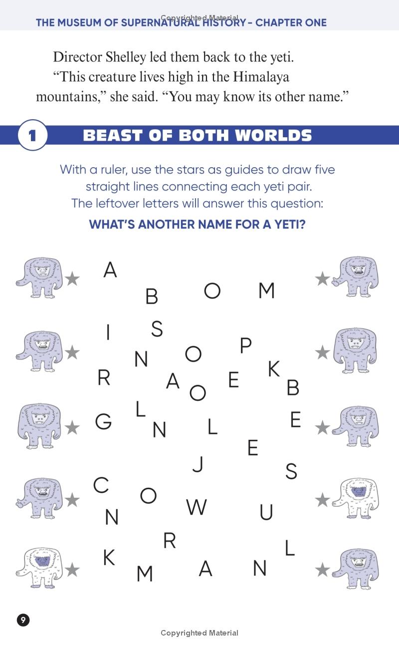 puzzlooies! the museum of supernatural history: a solve-the-story puzzle adventure