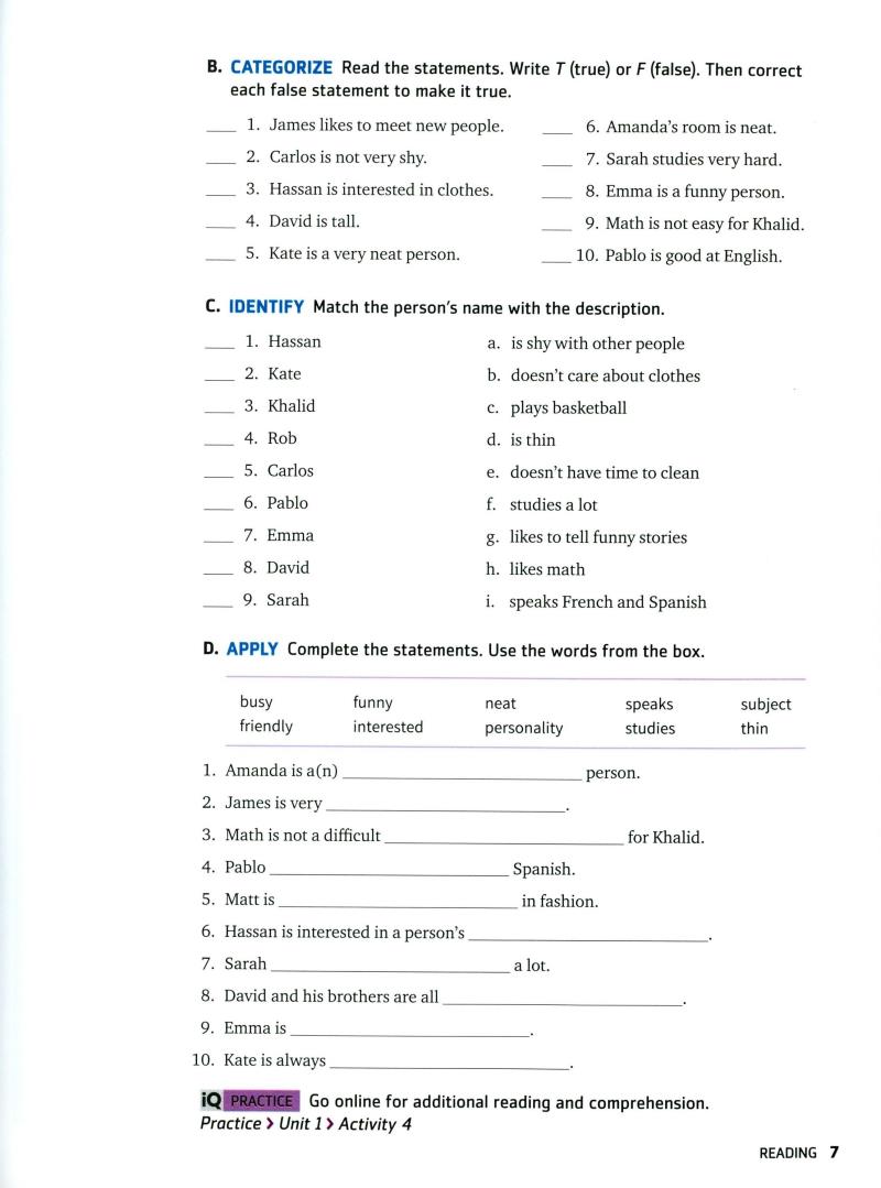 q: skills for success: intro level: reading and writing student book with iq online practice - 3rd edition