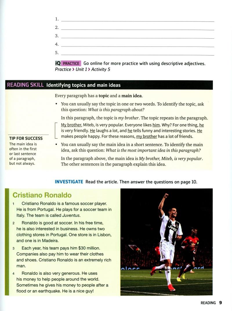 q: skills for success: intro level: reading and writing student book with iq online practice - 3rd edition