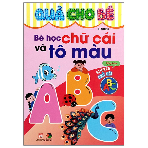 quà cho bé - bé học chữ cái và tô màu