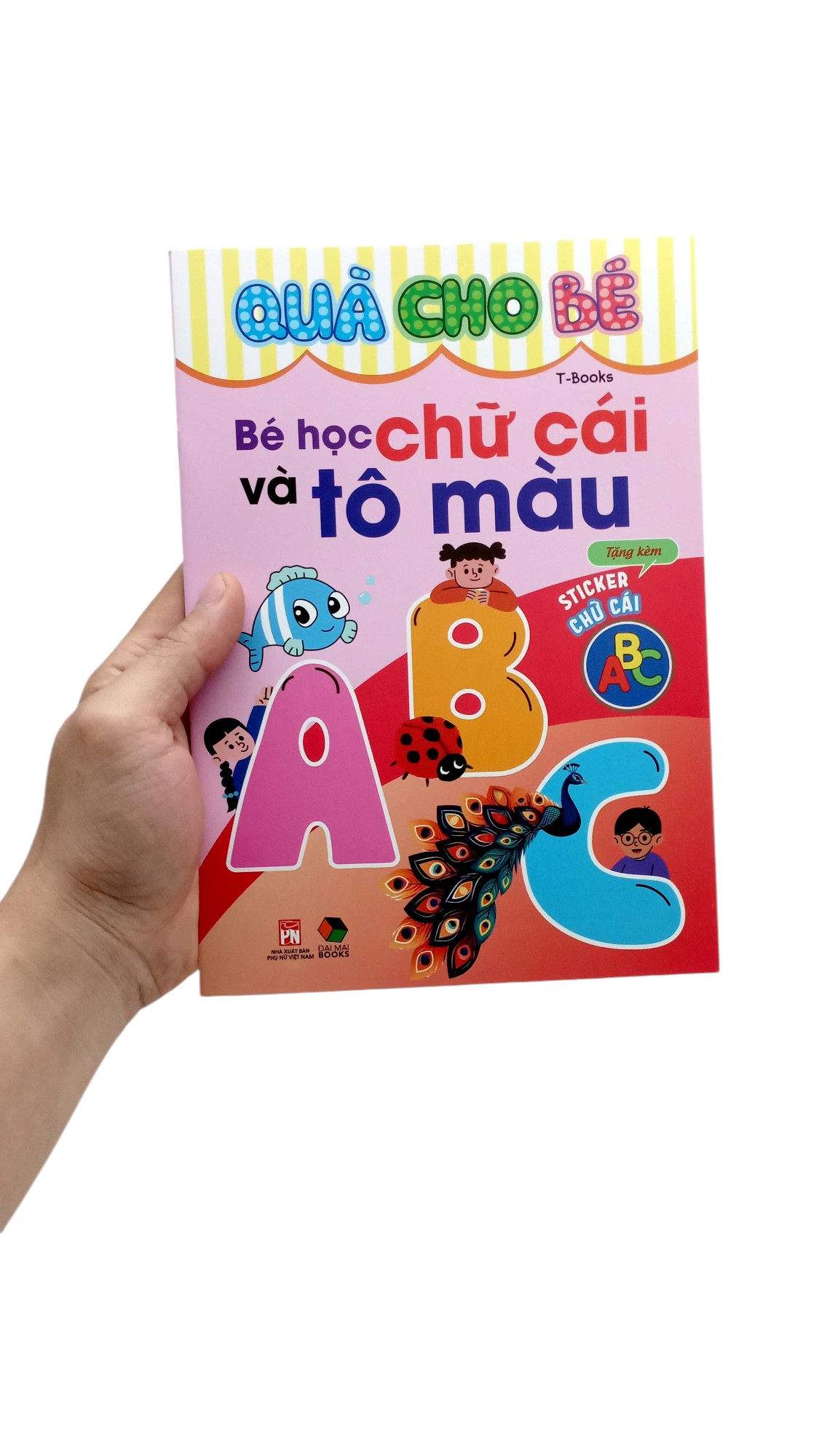 quà cho bé - bé học chữ cái và tô màu