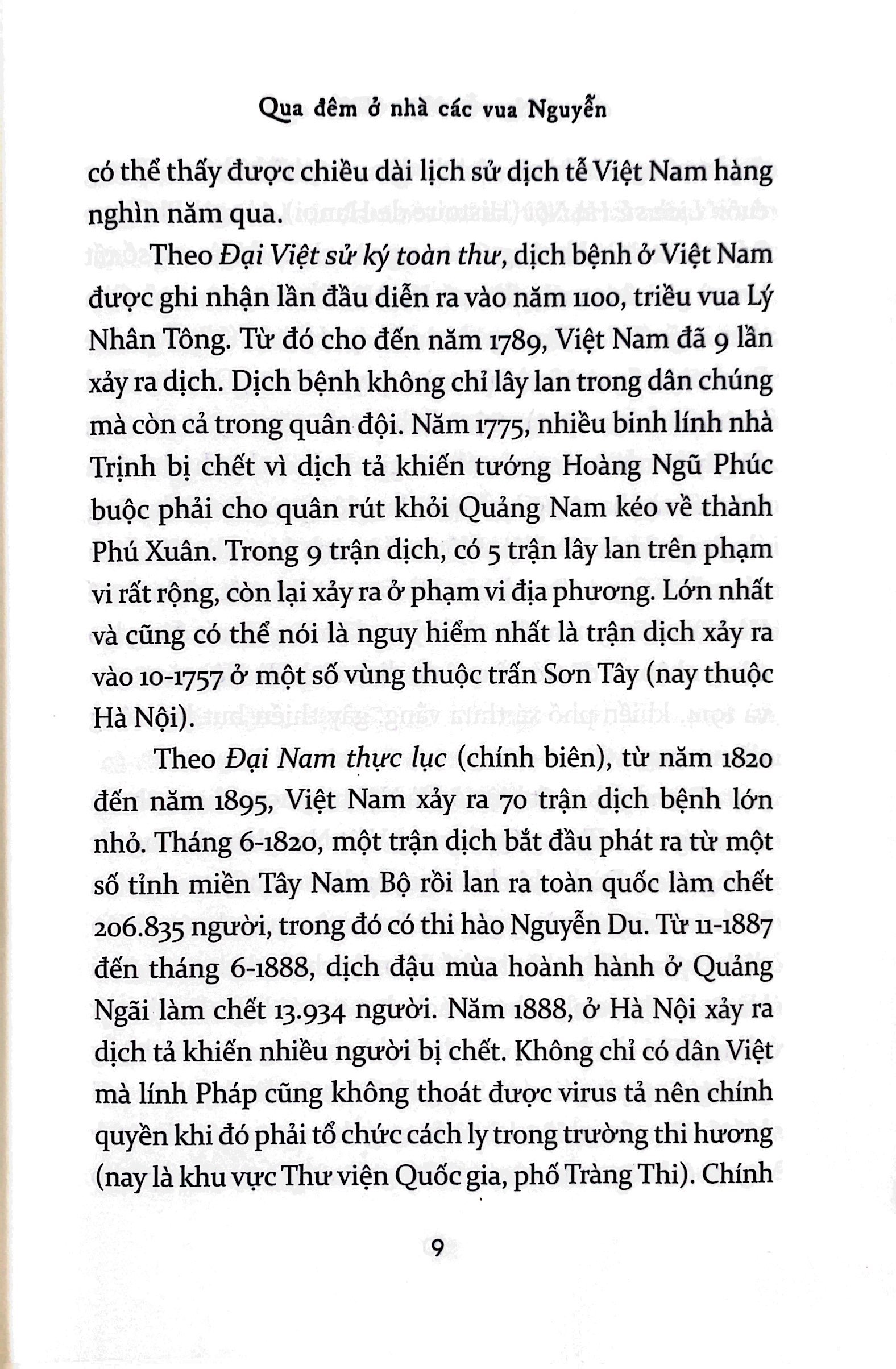 qua đêm ở nhà các vua nguyễn