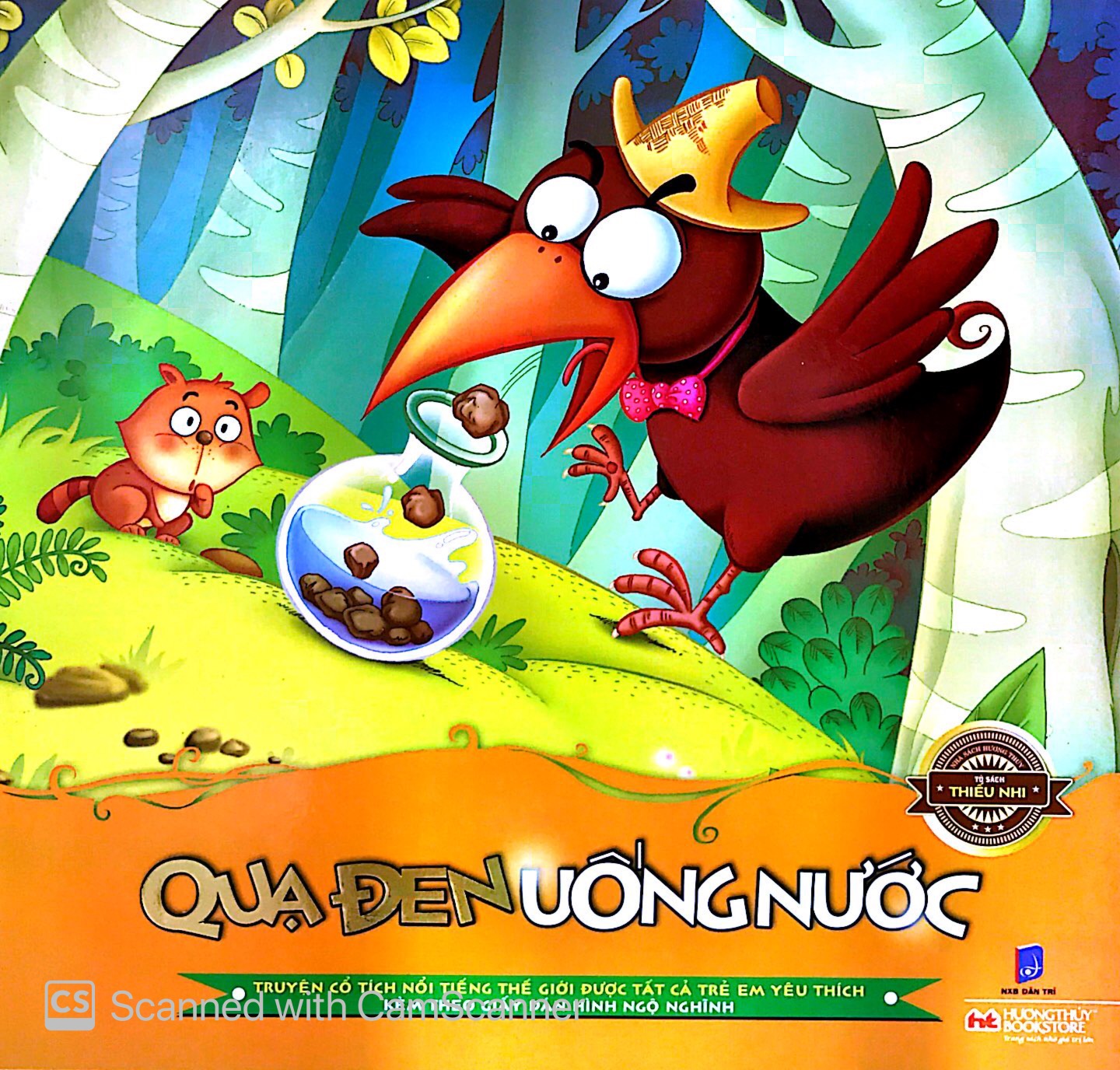 quạ đen uống nước