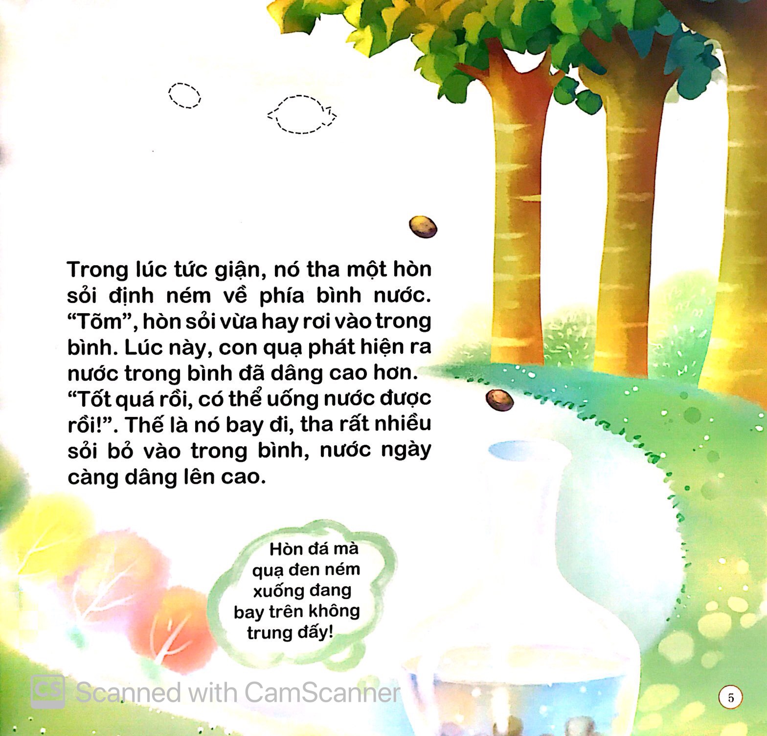 quạ đen uống nước