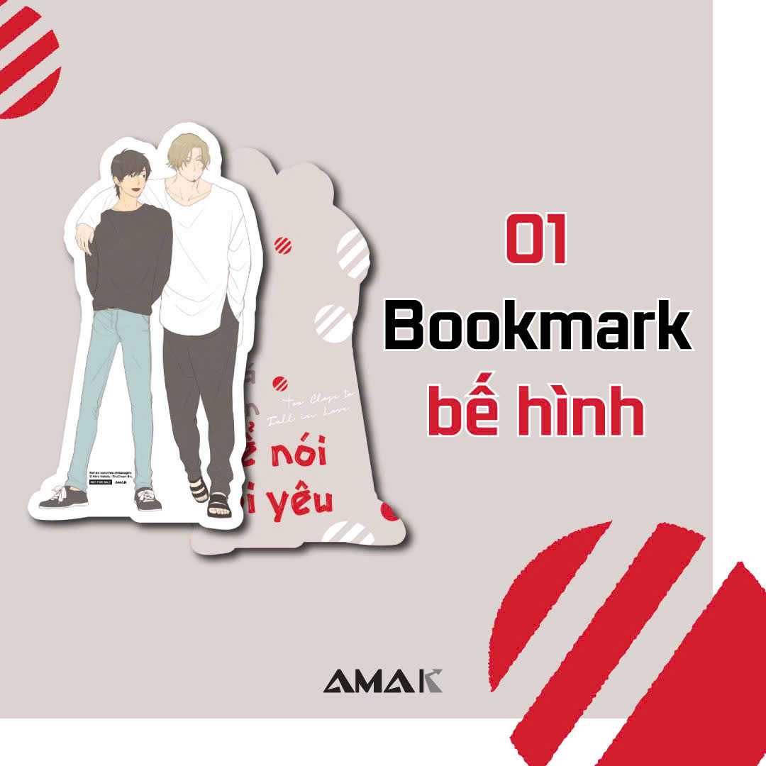 Qua Gan De Noi Loi Yeu - Too Close To Fall In Love - Tang Kem Bookmark + Postcard