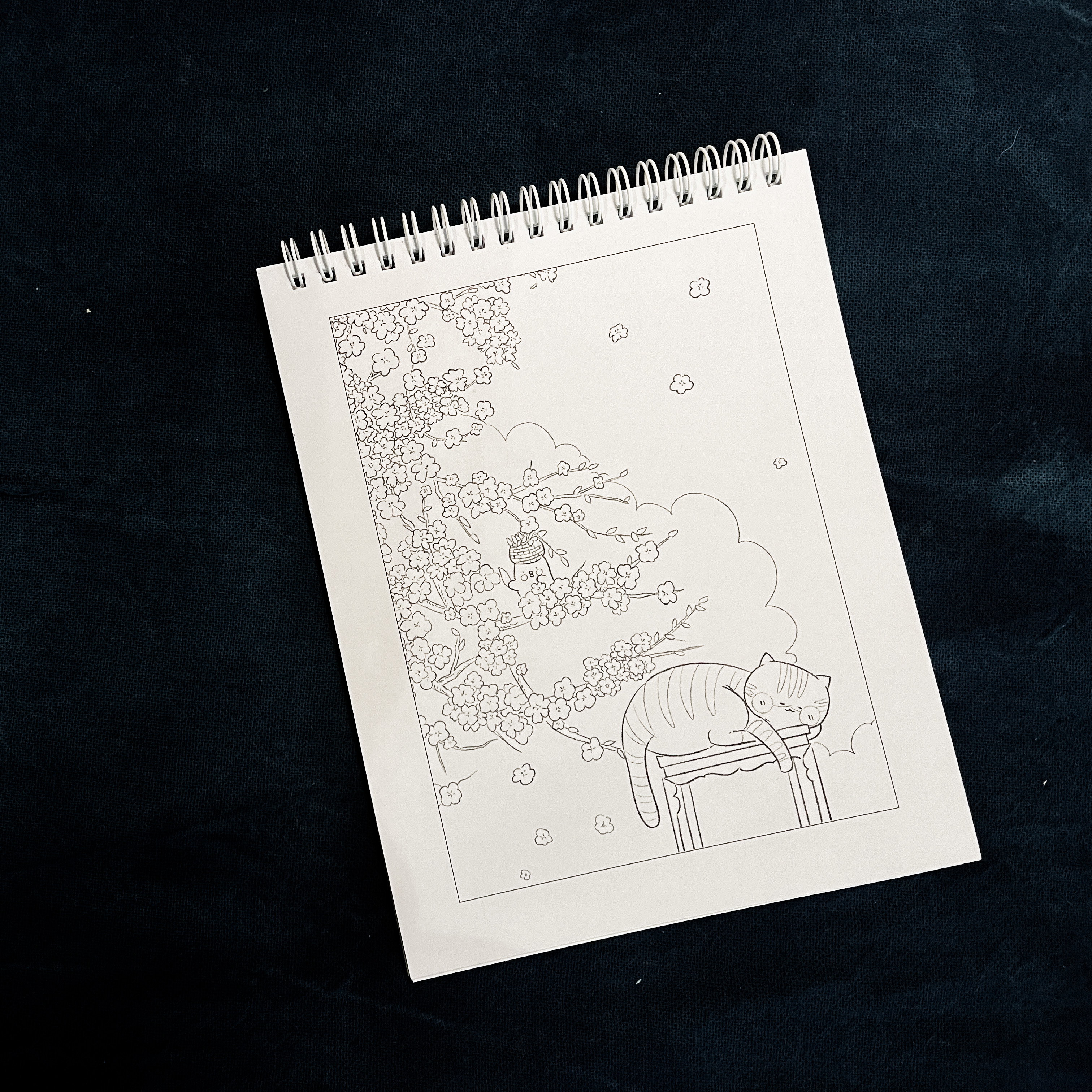 Qua Lang Kinh Cua Mot Chu Meo - To Mau Mua He Ruc Ro - Tang Kem Set Sticker