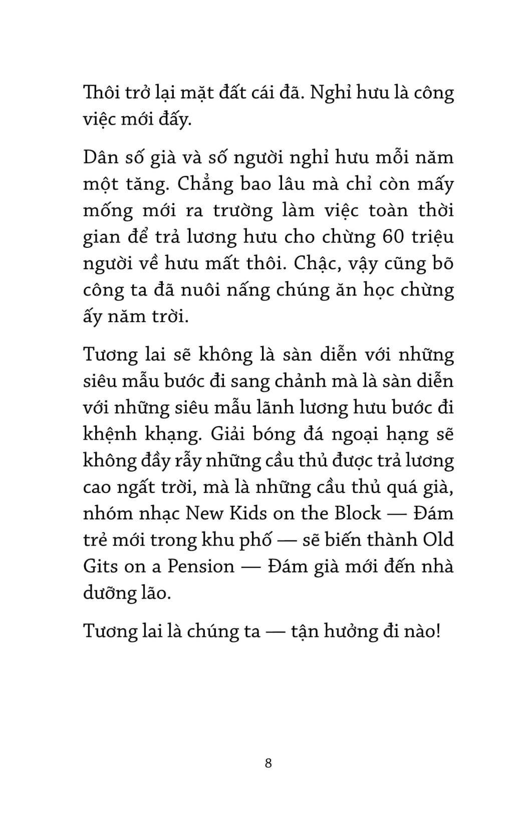 quà tặng của thời gian - về hưu