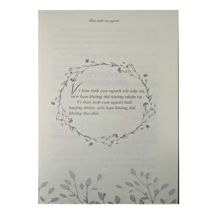 quà tặng tâm hồn - bản tính con người