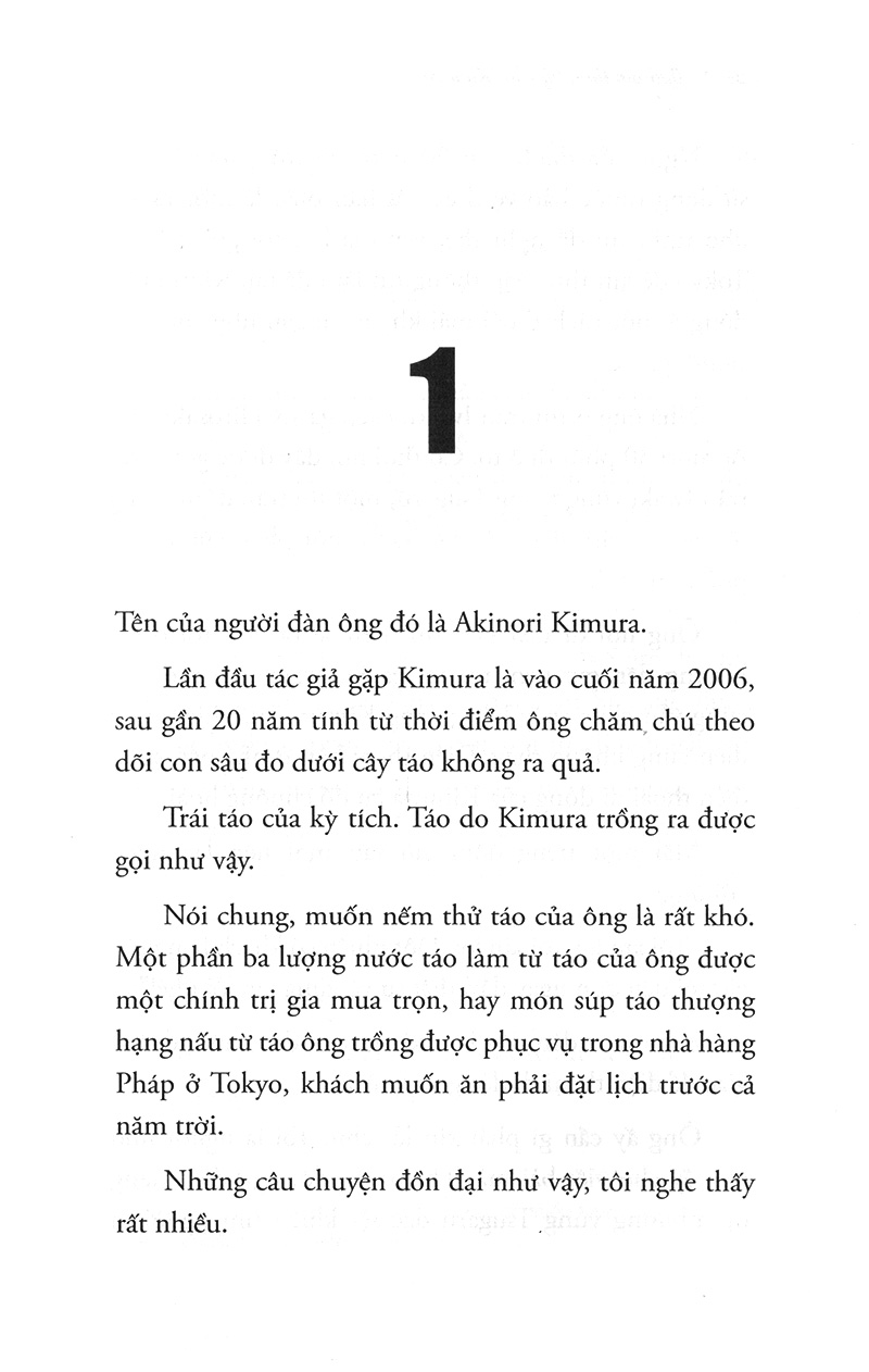 quả táo thần kỳ của kimura (tái bản 2022)