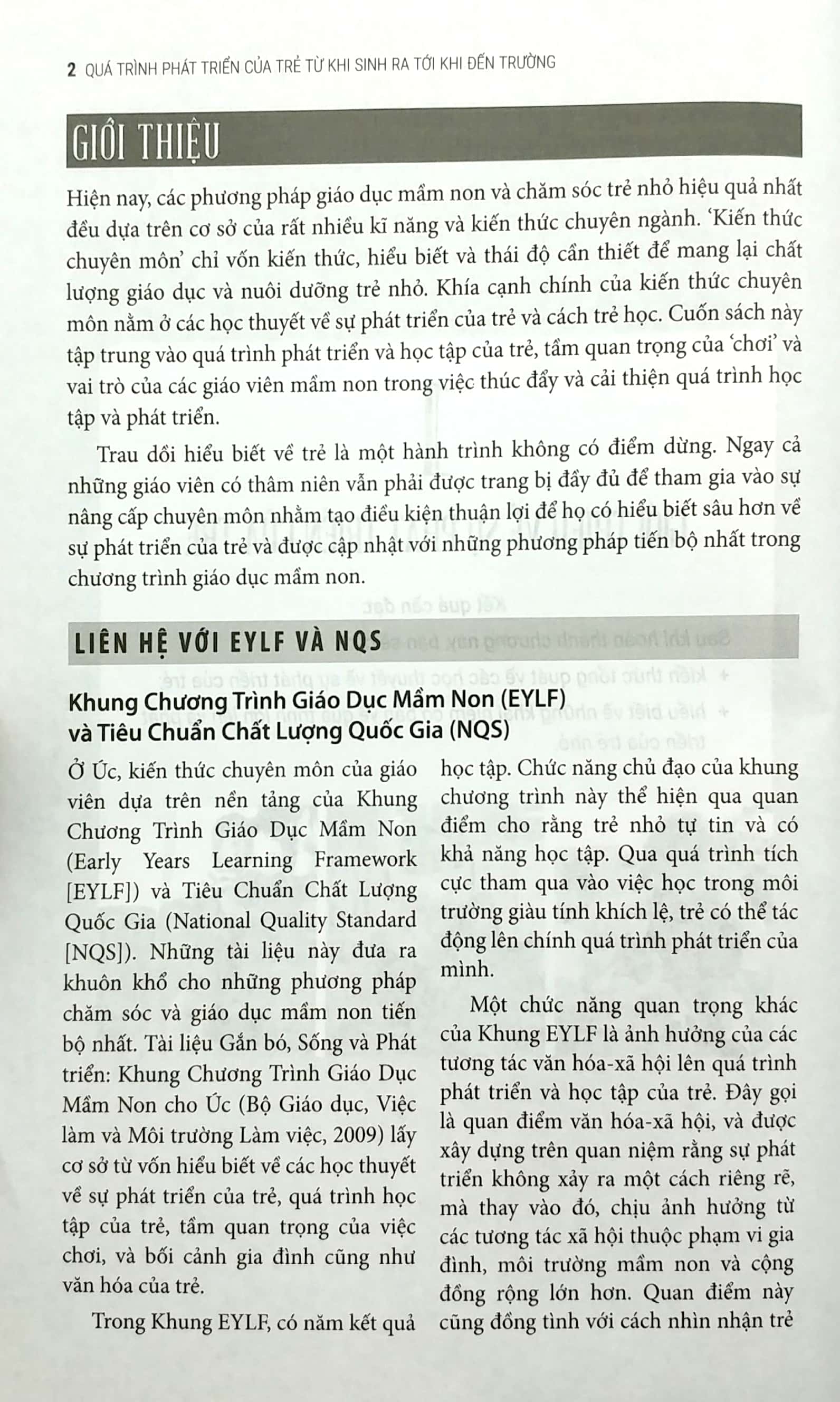 quá trình phát triển của trẻ từ khi sinh ra tới khi đến trường - birth to big school 4e