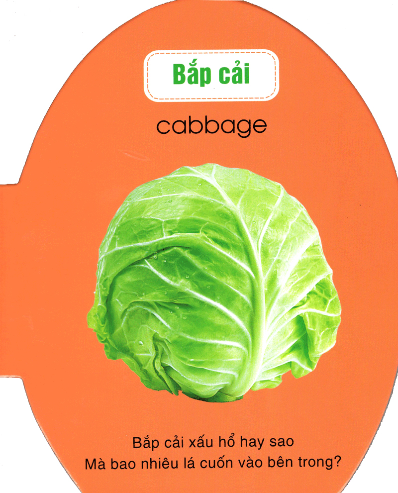 quả trứng đáng yêu của bé - rau củ