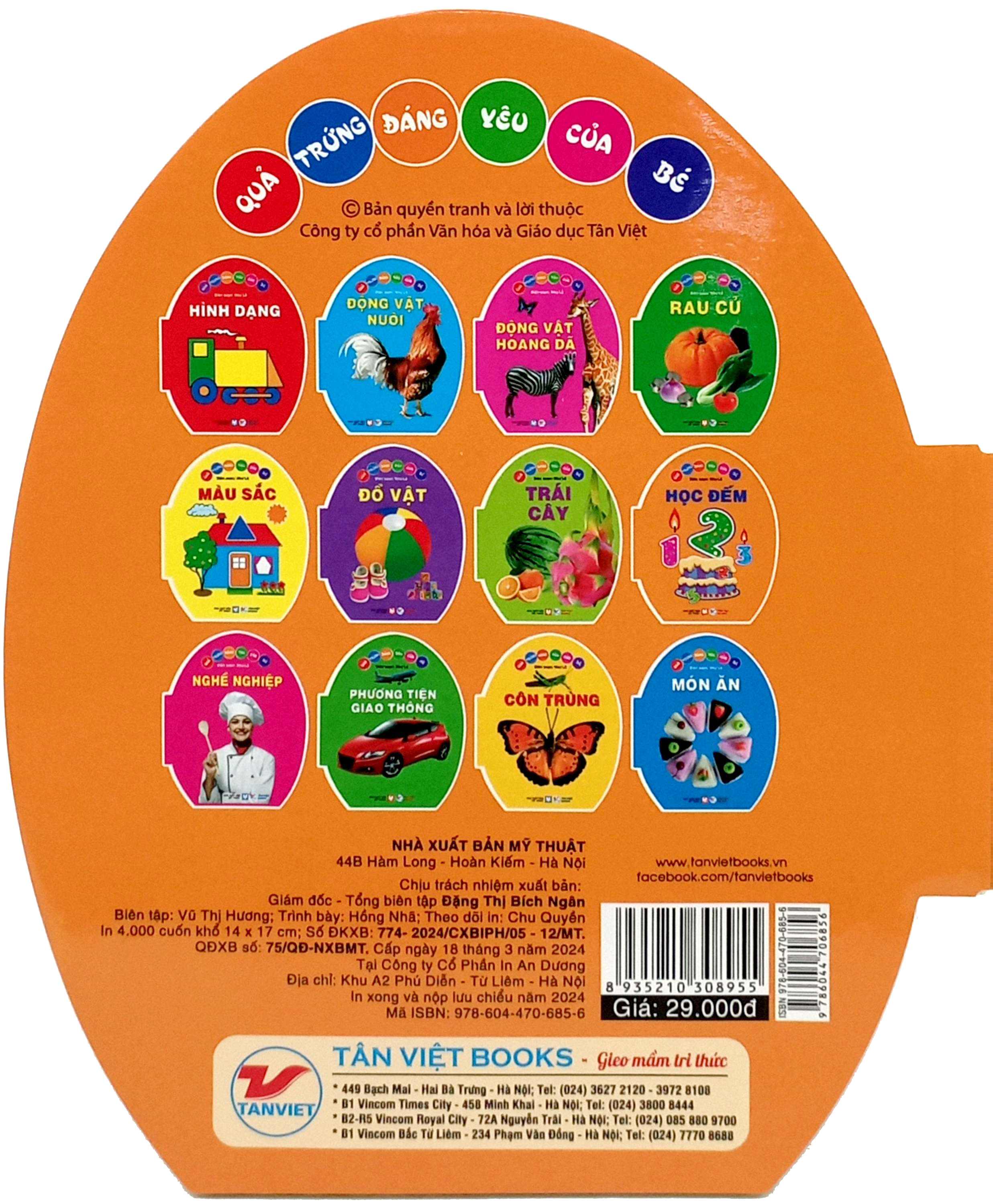 quả trứng đáng yêu của bé - số đếm