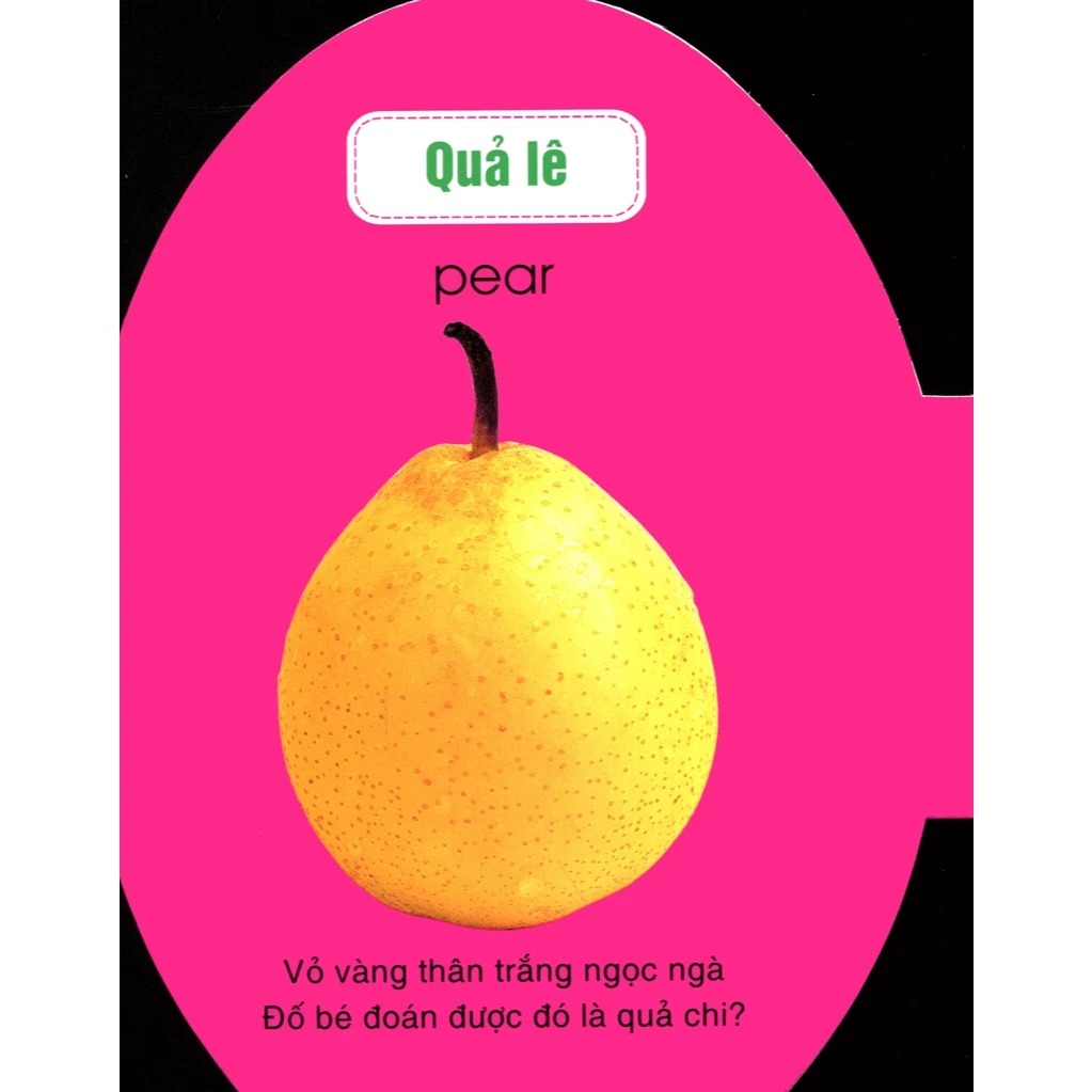 quả trứng đáng yêu của bé - trái cây (tái bản 2024)