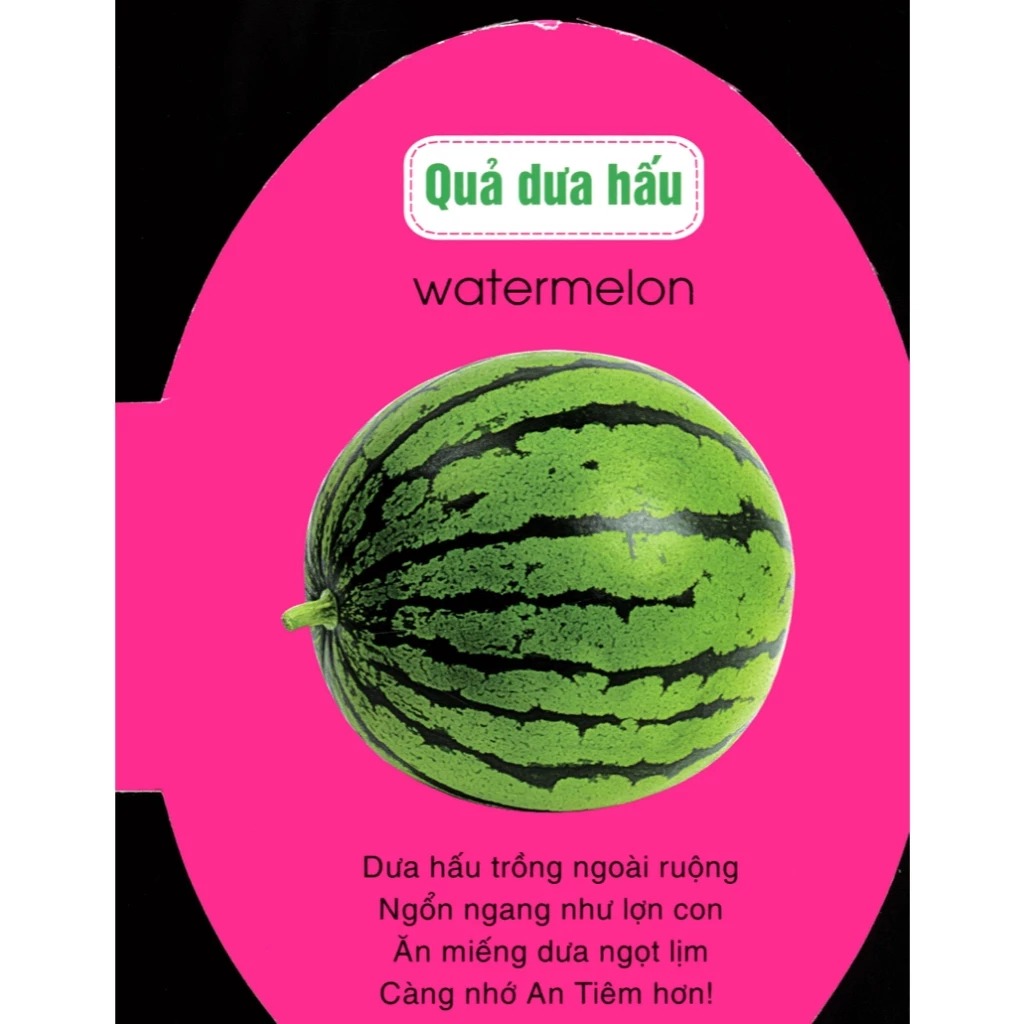 quả trứng đáng yêu của bé - trái cây (tái bản 2024)