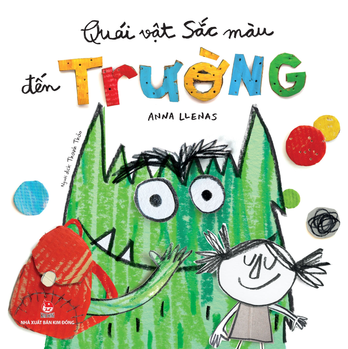 quái vật sắc màu đến trường