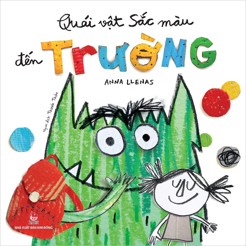 quái vật sắc màu đến trường