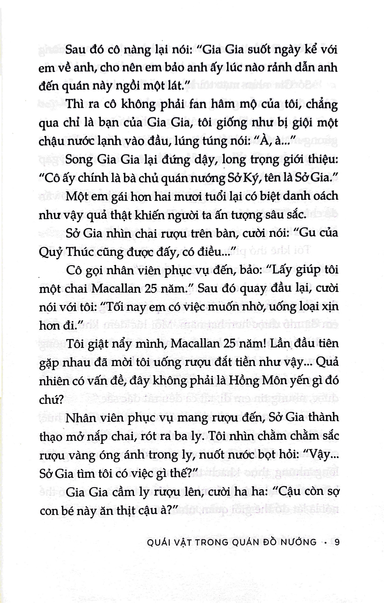 quái vật trong quán đồ nướng
