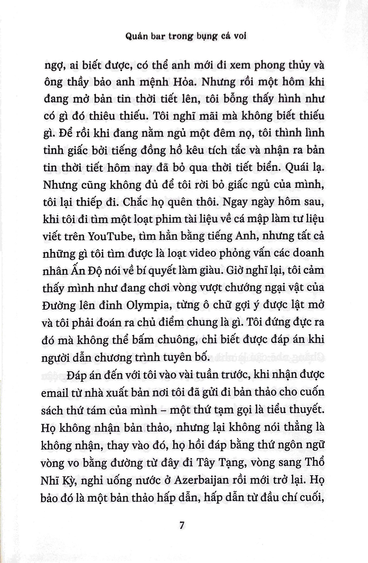 quán bar trong bụng cá voi