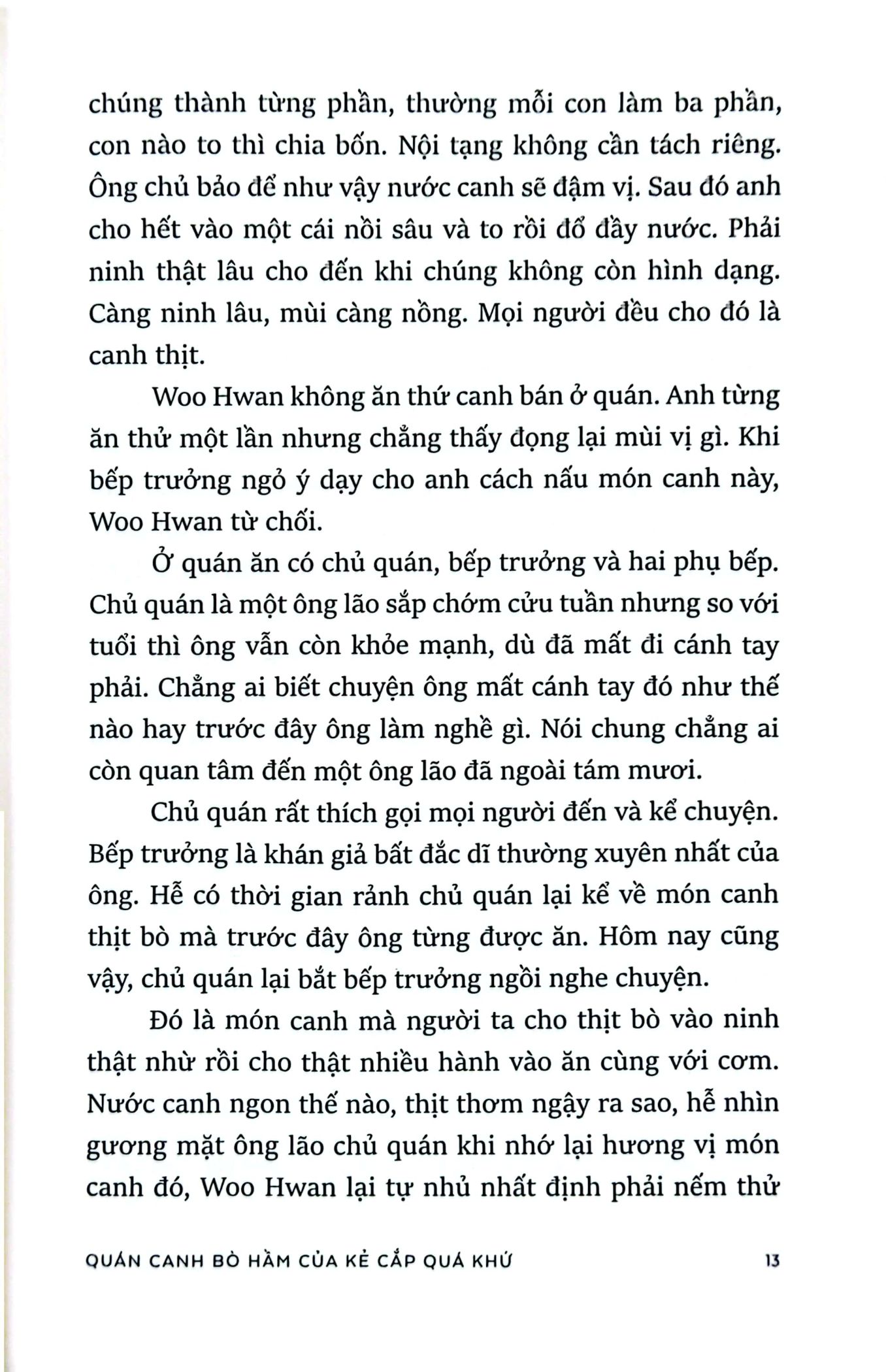 quán canh bò hầm của kẻ cắp quá khứ