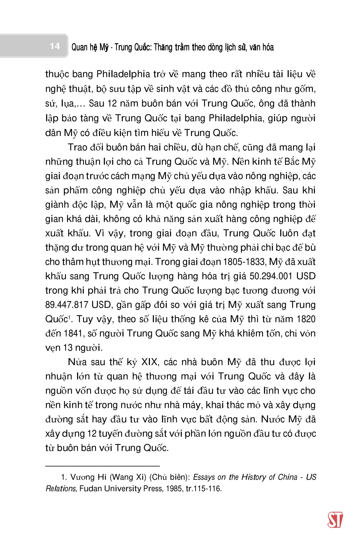 quan hệ mỹ-trung quốc - thăng trầm theo dòng lịch sử, văn hóa