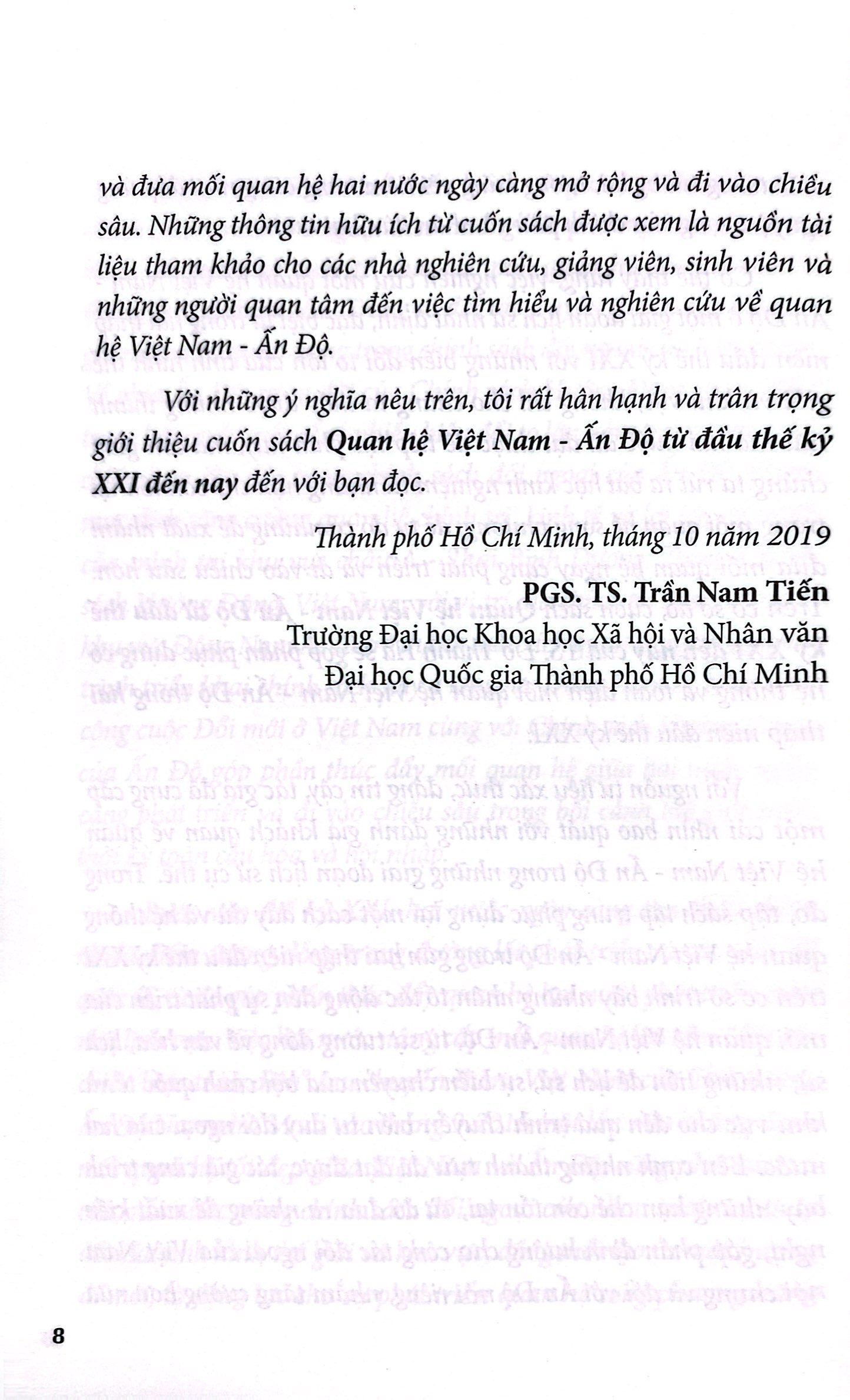 quan hệ việt nam - ấn độ từ đầu thế kỷ xxi đến nay