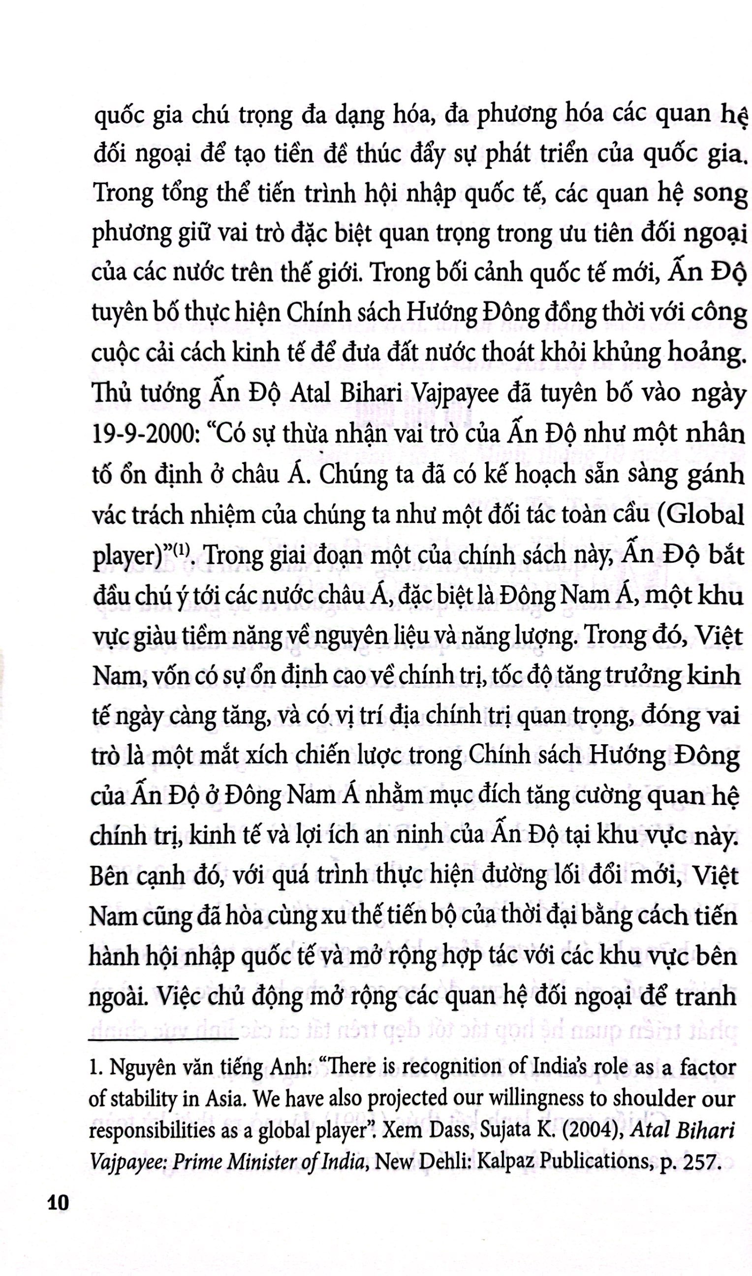 quan hệ việt nam - ấn độ từ đầu thế kỷ xxi đến nay