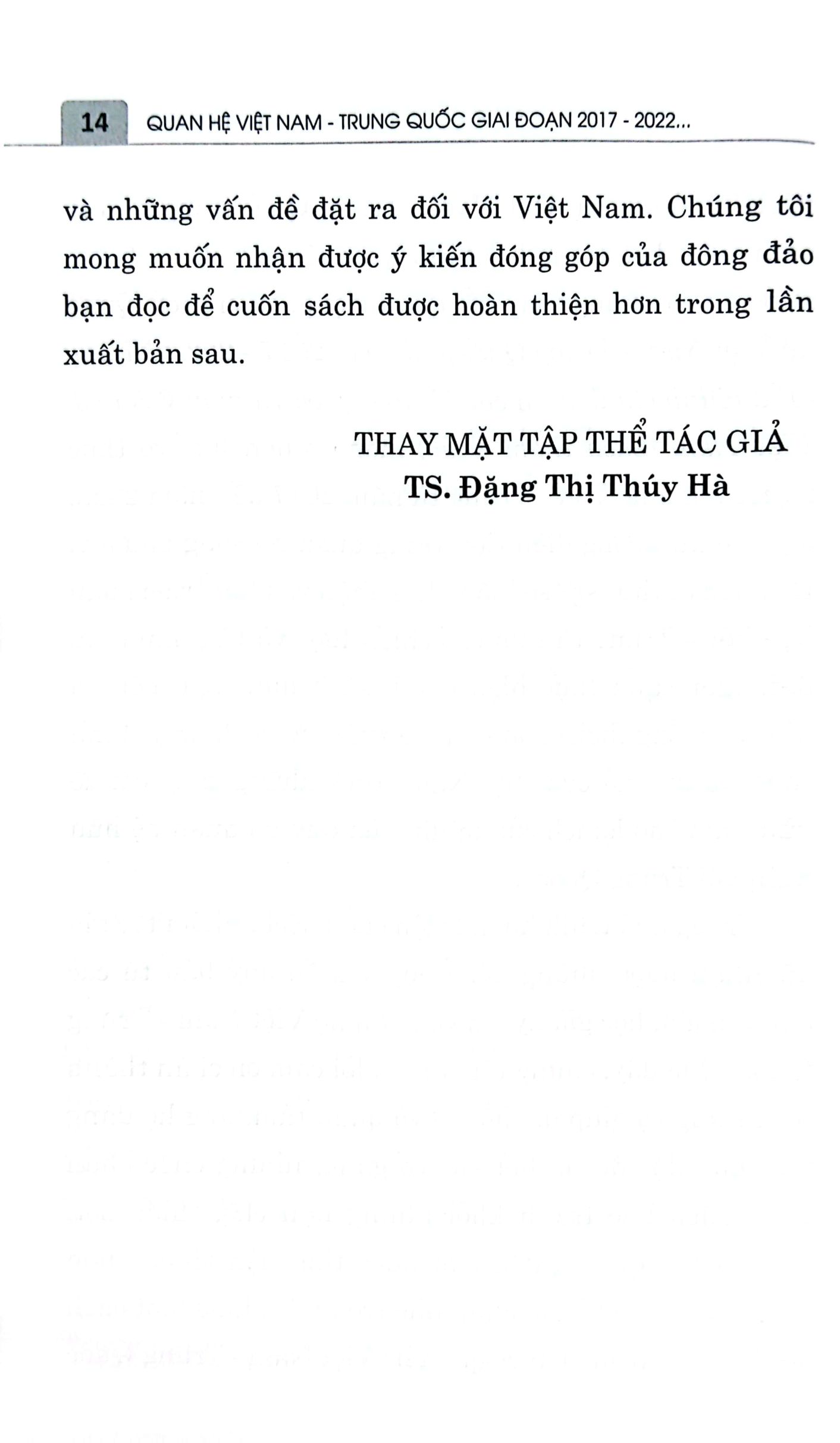quan hệ việt nam-trung quốc giai đoạn 2017-2022: những điều chỉnh chính sách của trung quốc và hàm ý đối với việt nam