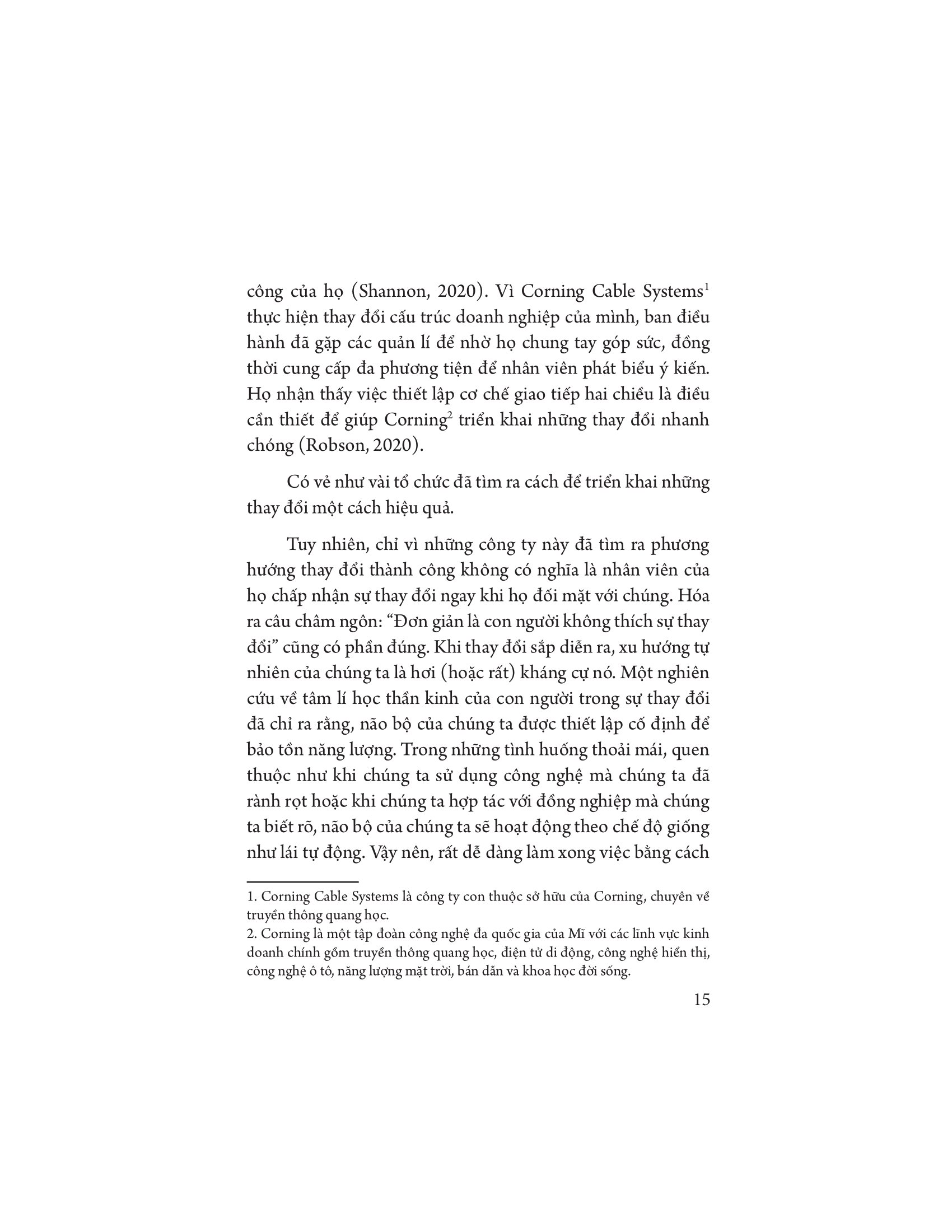 quản lí quy trình và con người để thay đổi thành công