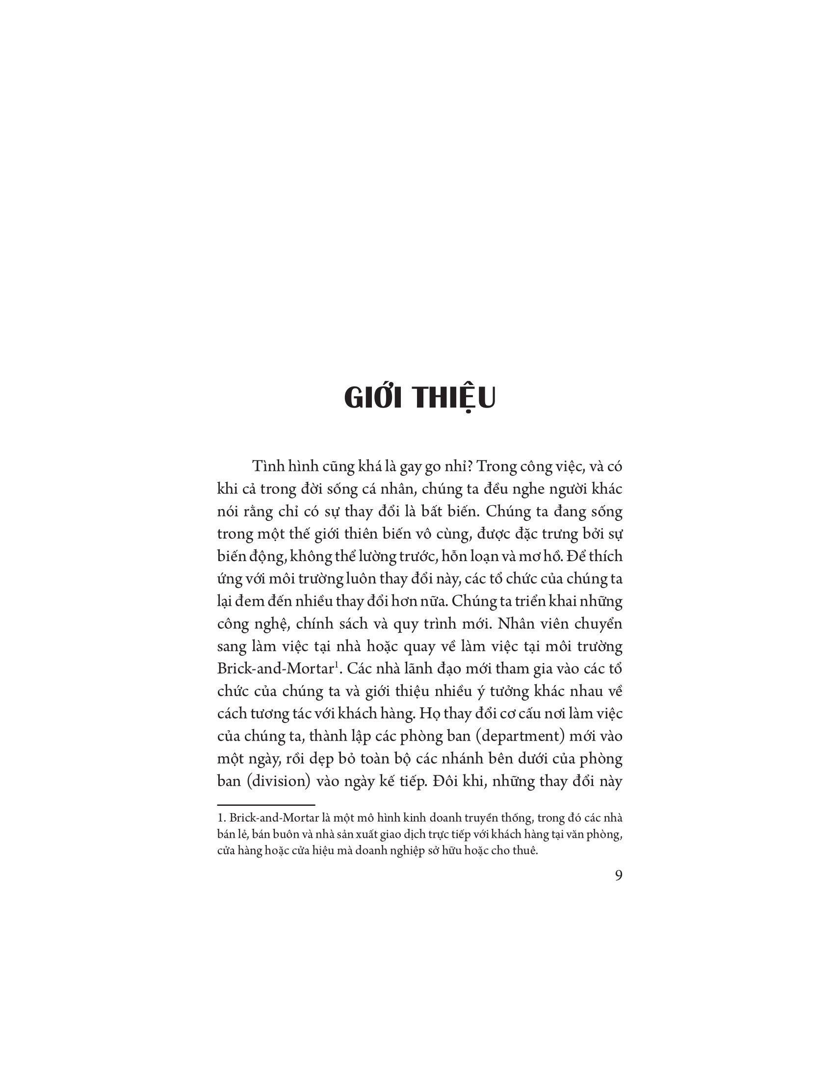 quản lí quy trình và con người để thay đổi thành công