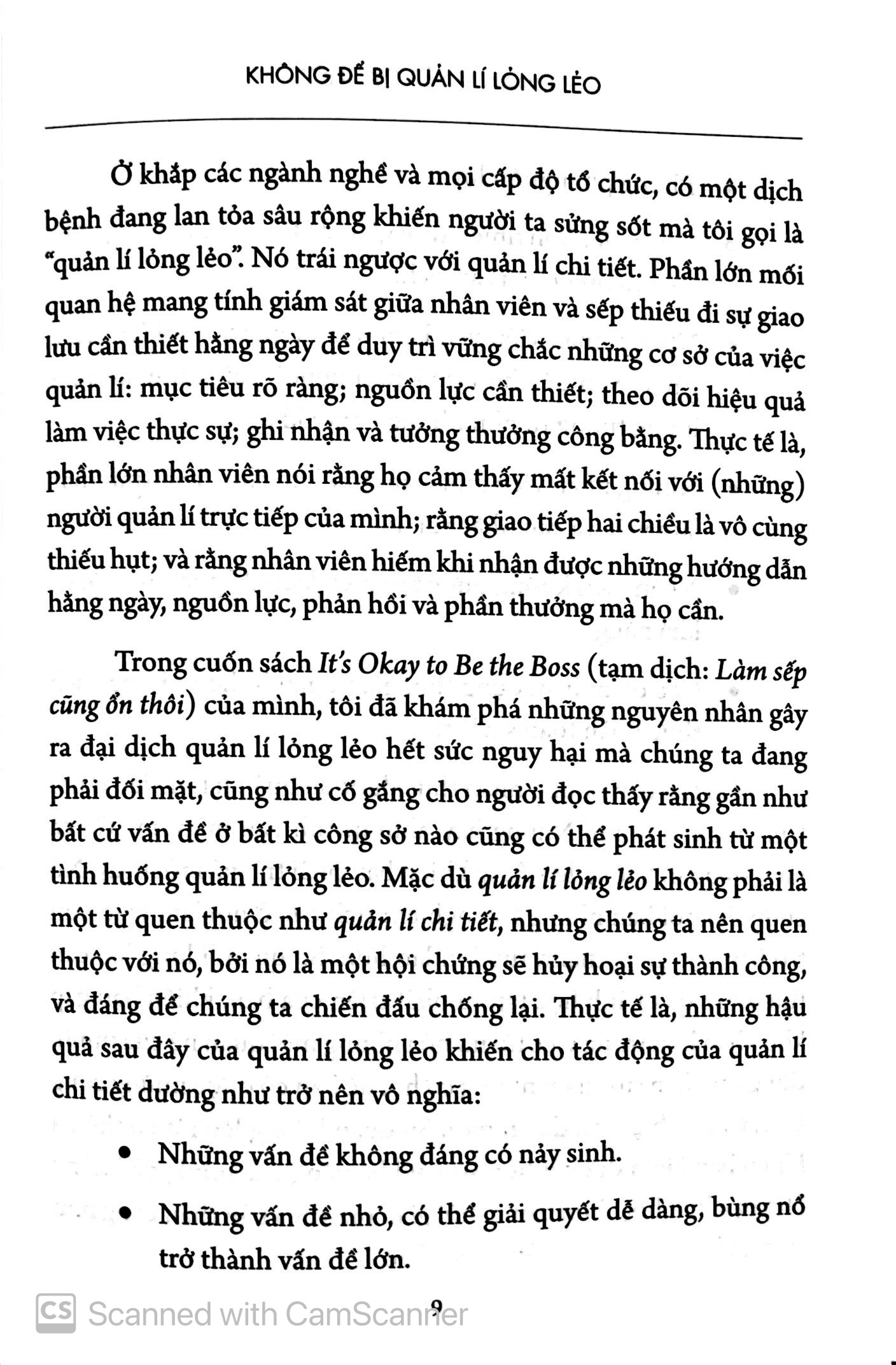 quản lí sếp ok thôi!