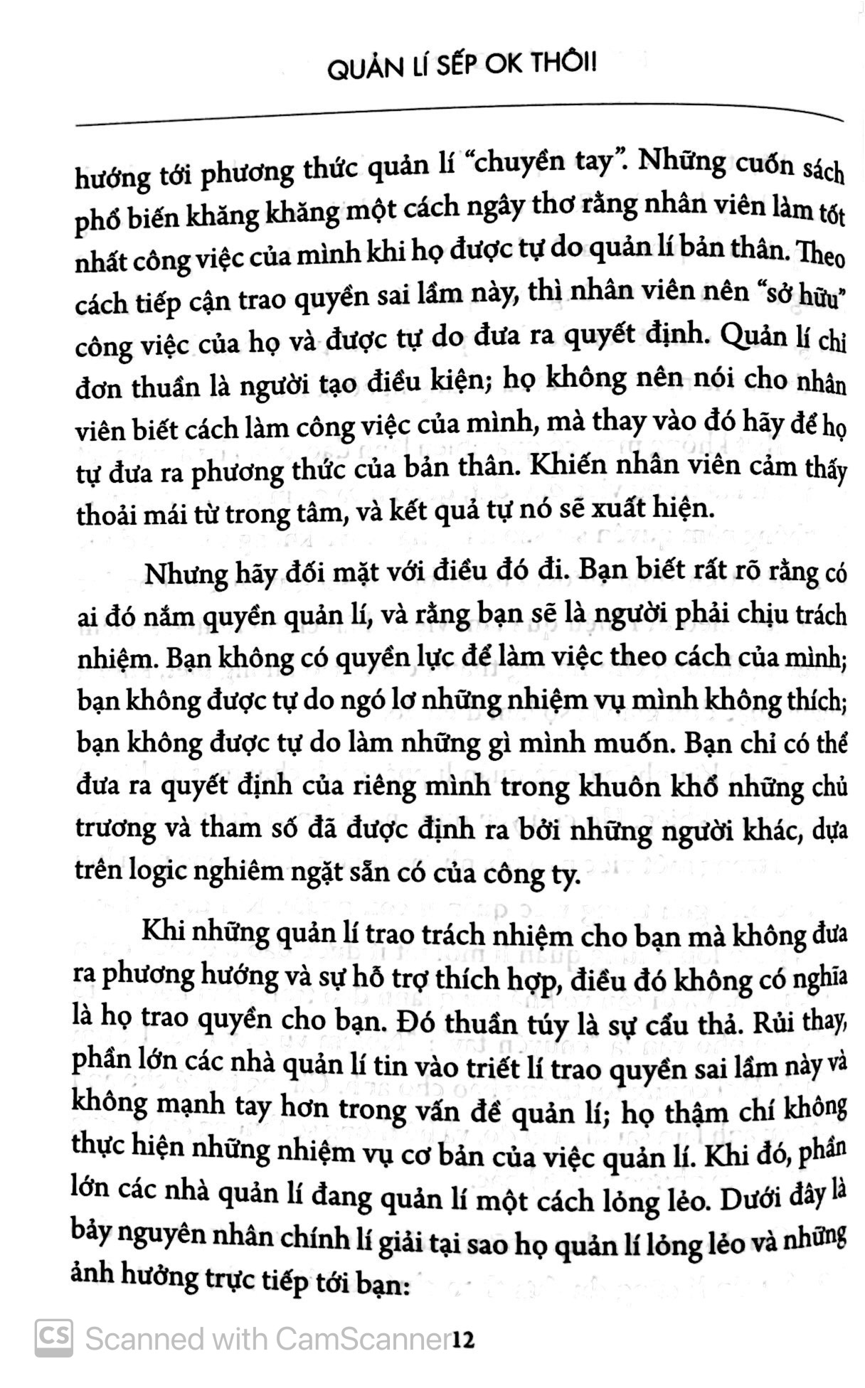 quản lí sếp ok thôi!