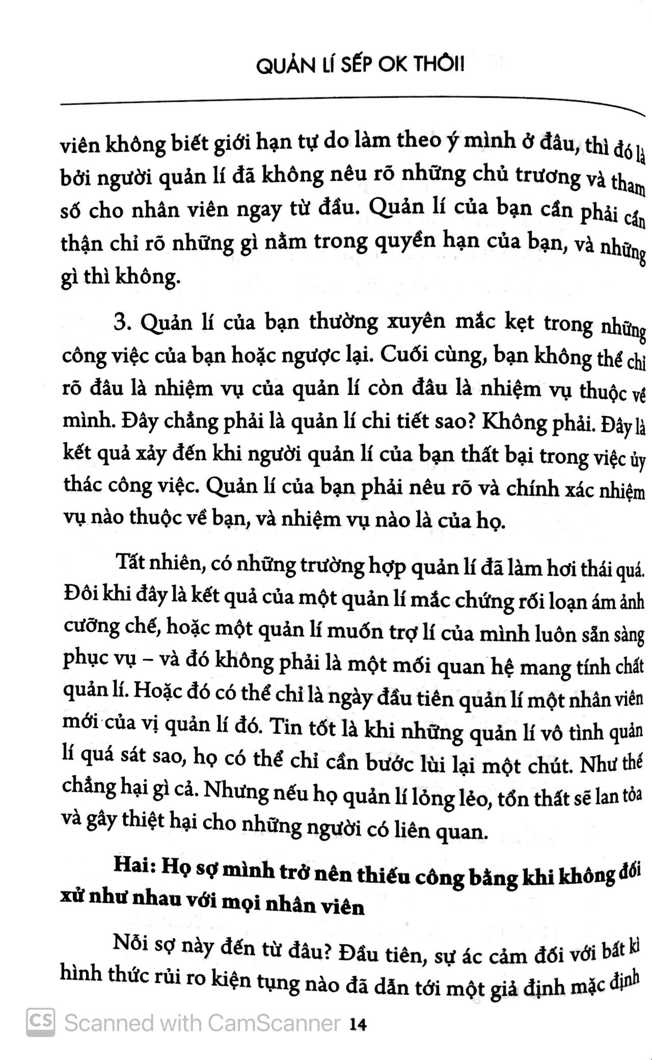 quản lí sếp ok thôi!