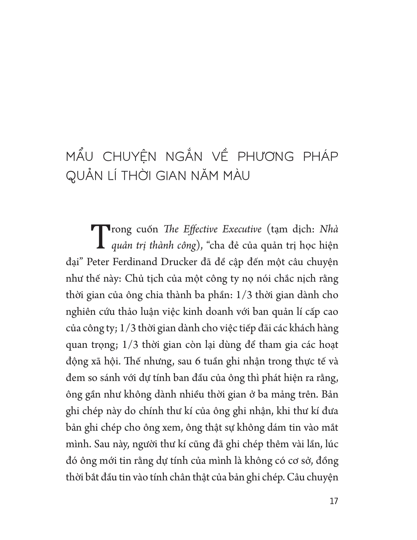 quản lí thời gian theo năm màu