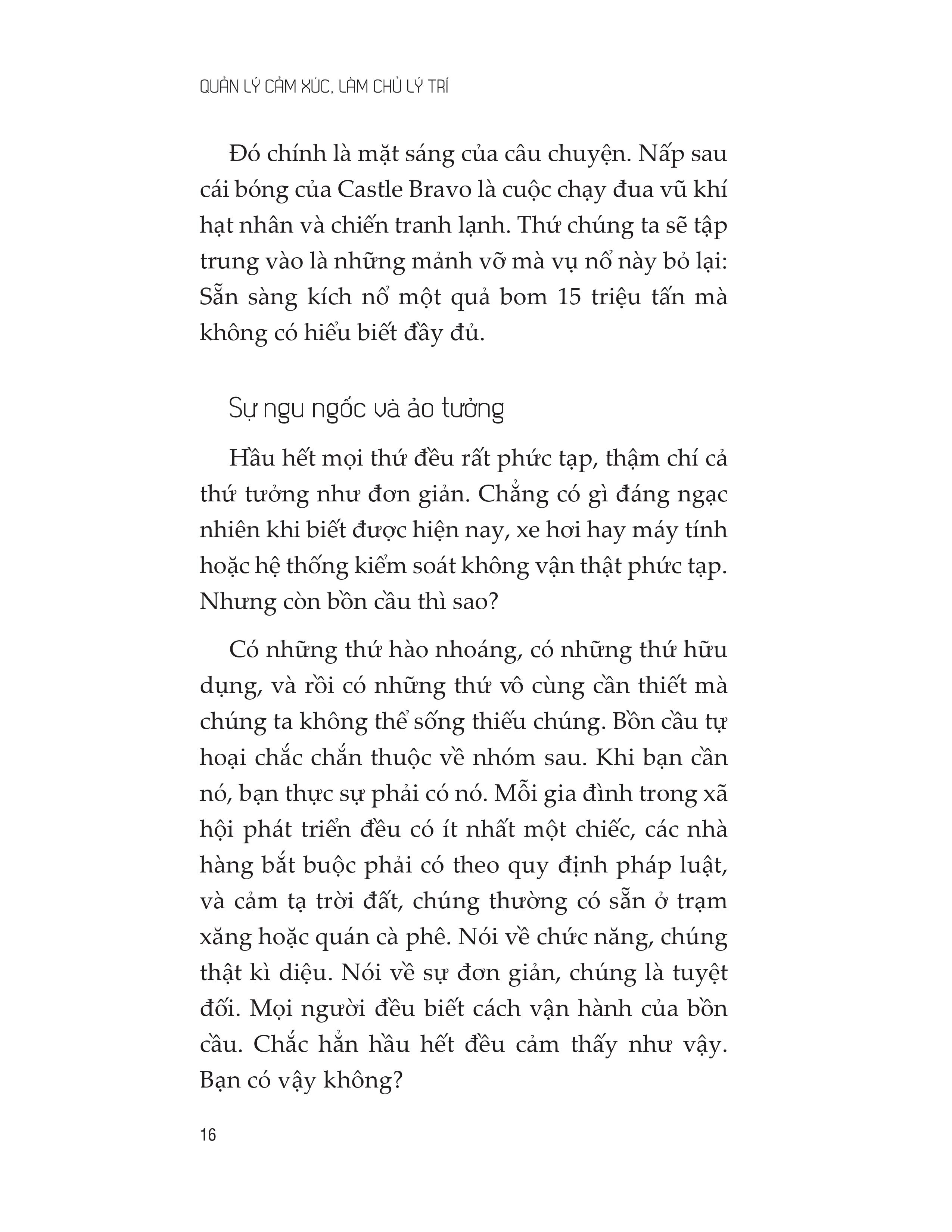 quản lý cảm xúc làm chủ lý trí