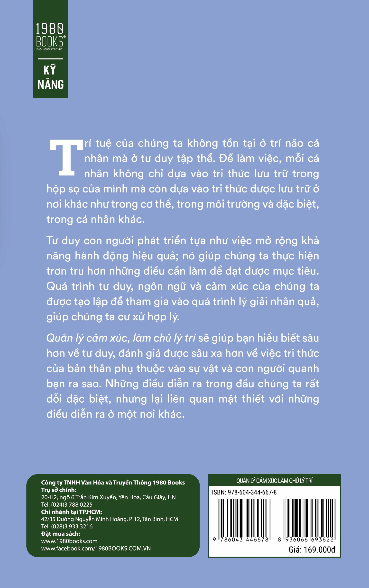 quản lý cảm xúc làm chủ lý trí