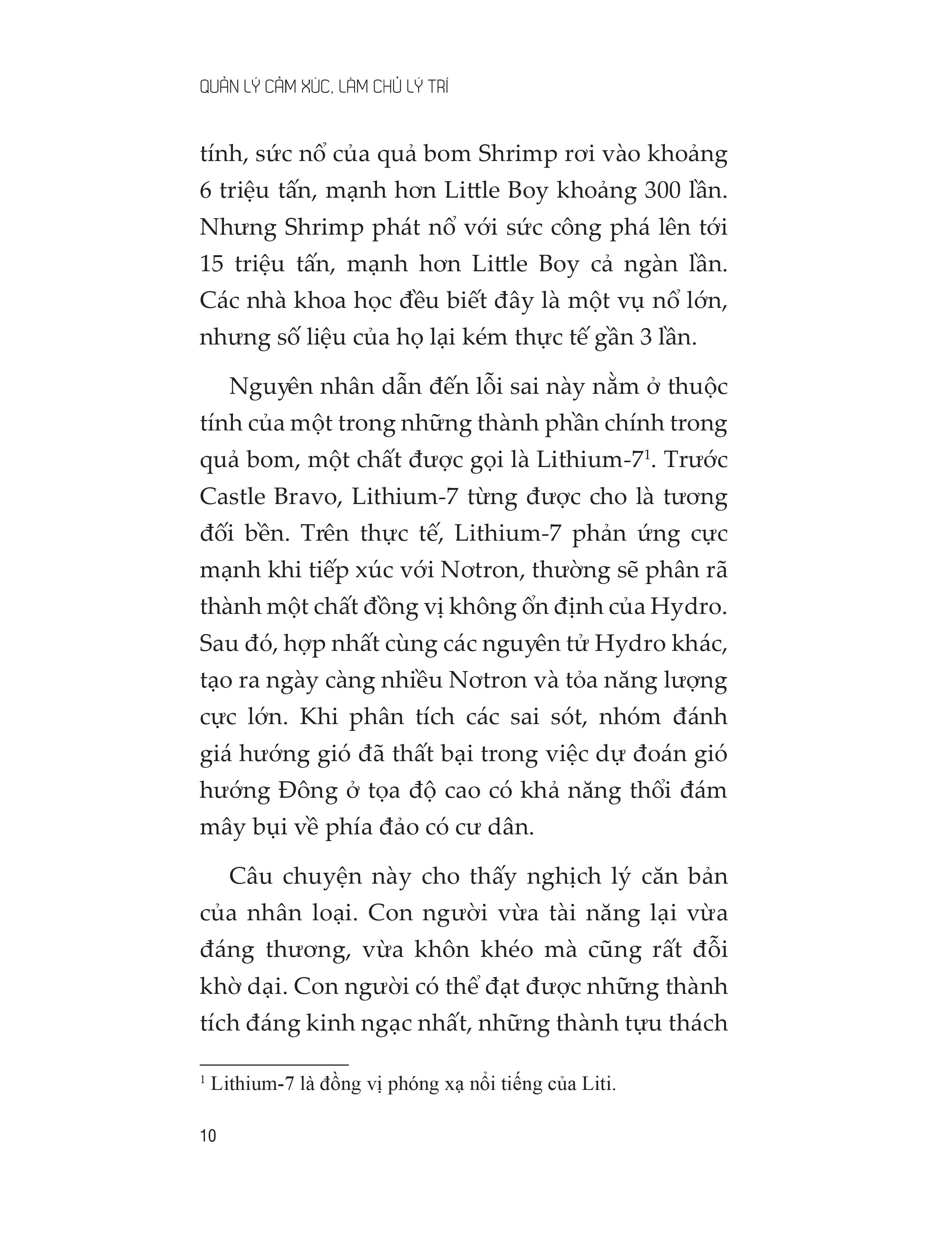 quản lý cảm xúc làm chủ lý trí