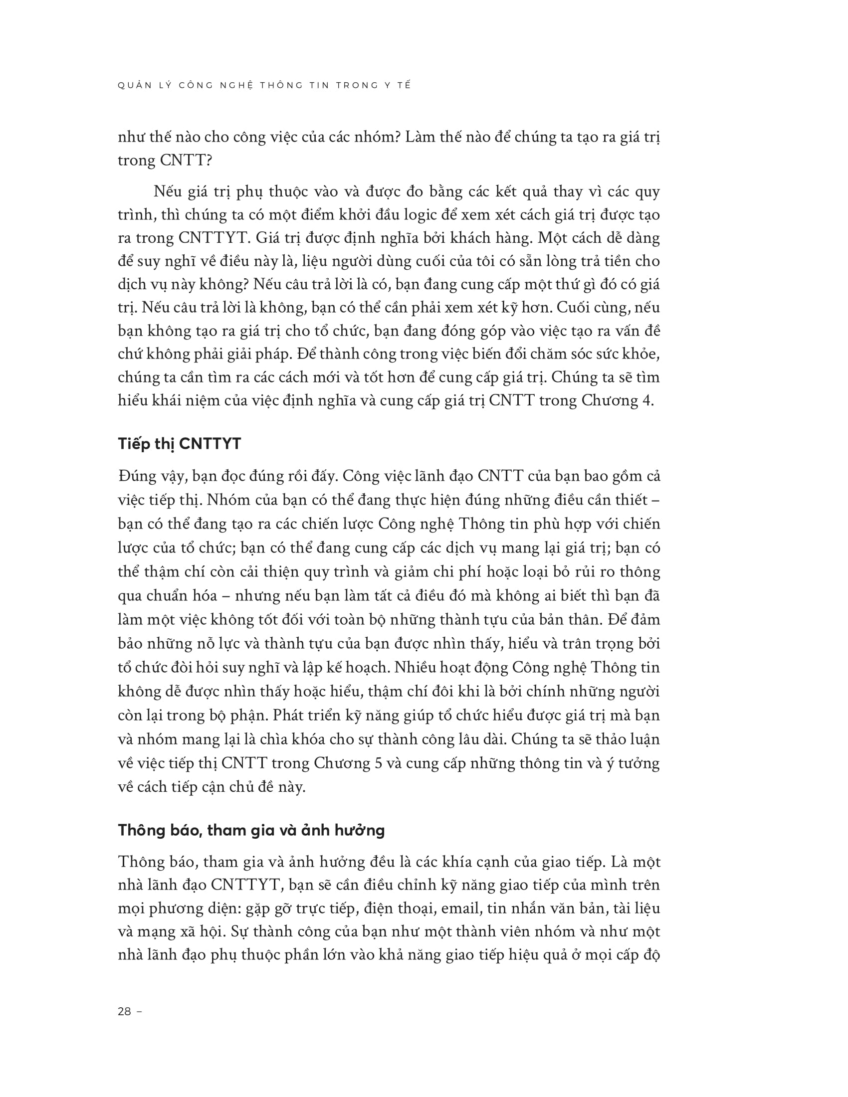 Quan Ly Cong Nghe Thong Tin Trong Y Te - Chien Luoc, Tam Nhin Va Ky Nang