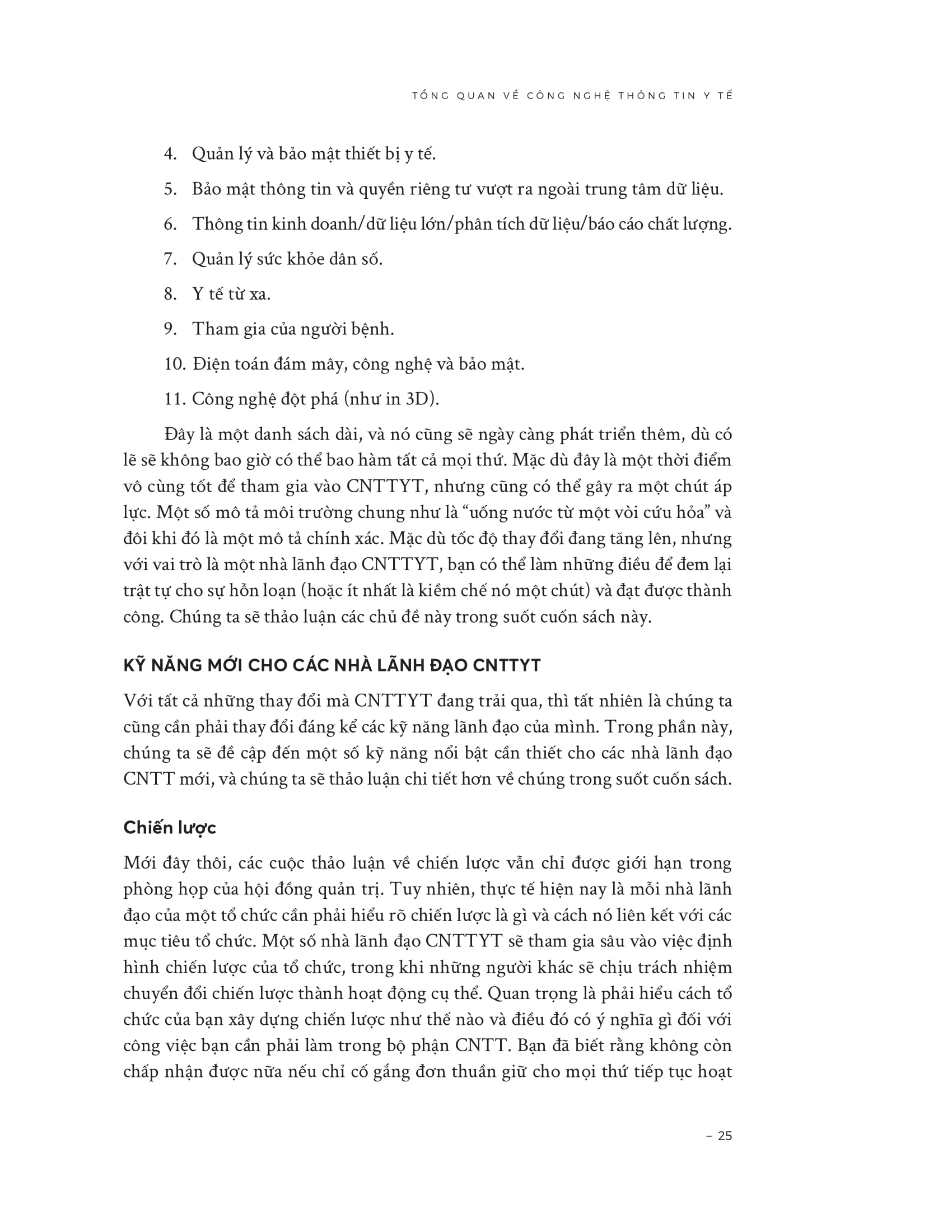 Quan Ly Cong Nghe Thong Tin Trong Y Te - Chien Luoc, Tam Nhin Va Ky Nang