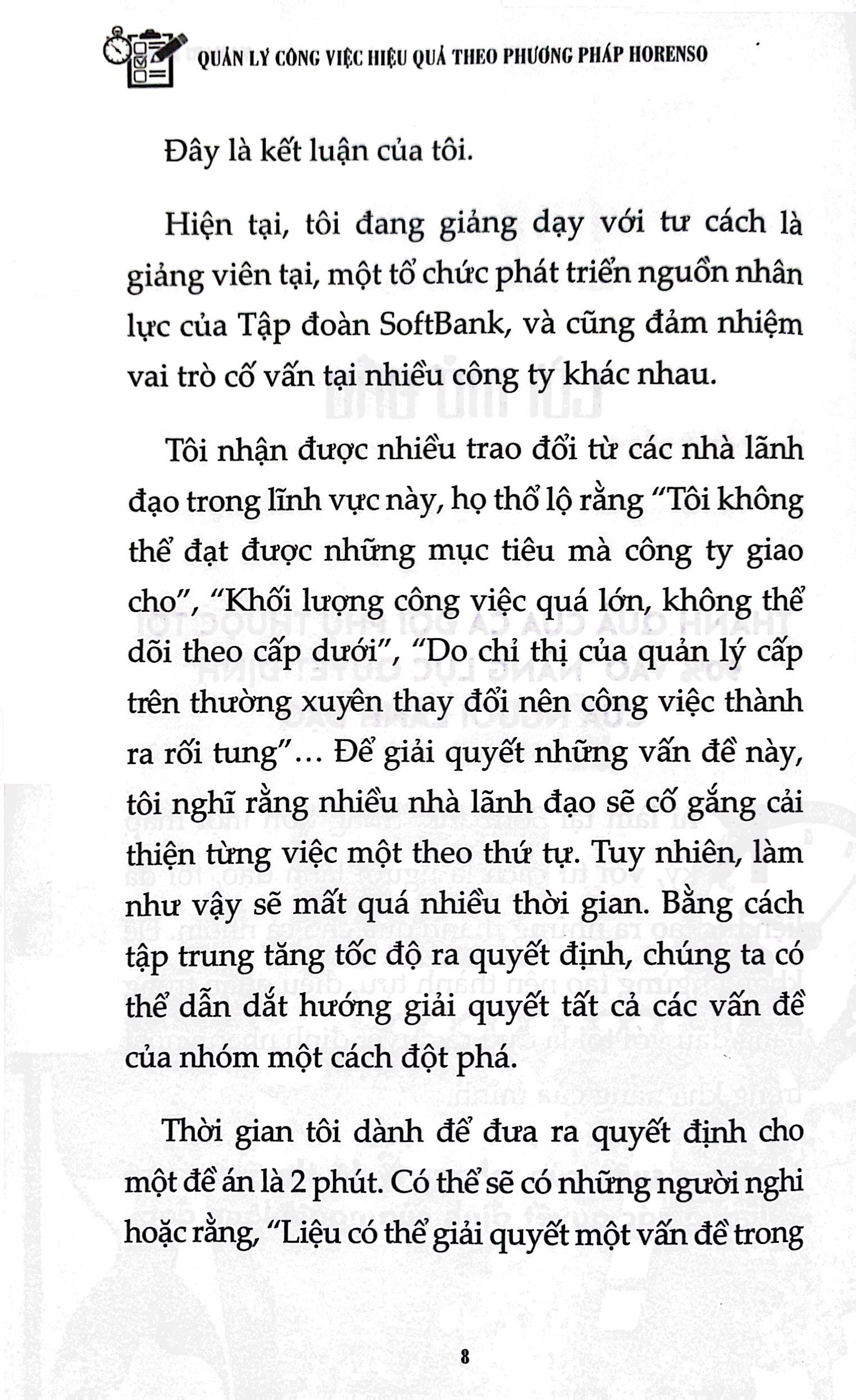 quản lý công việc hiệu quả theo phương pháp horenso