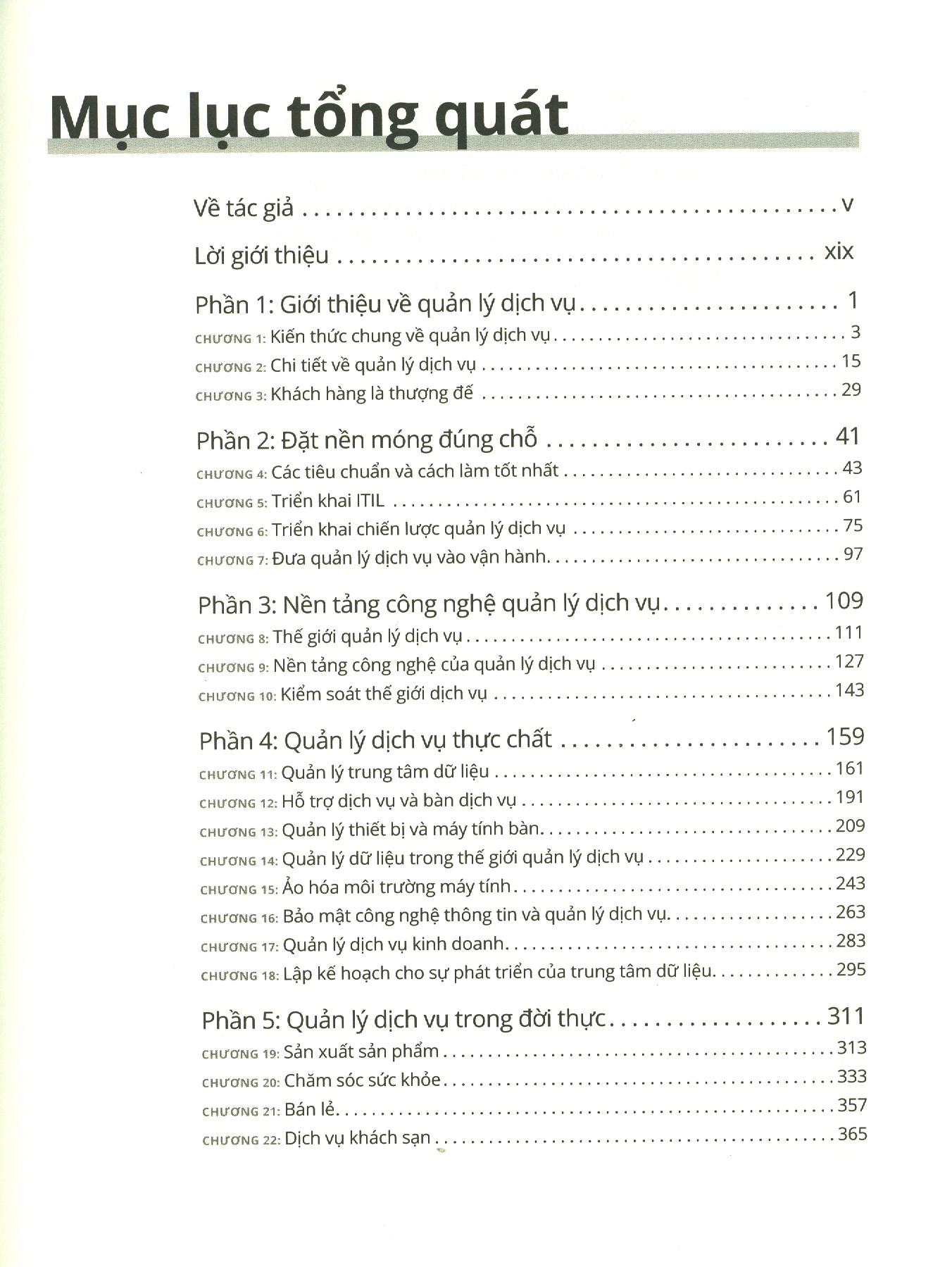 quản lý dịch vụ for dummies