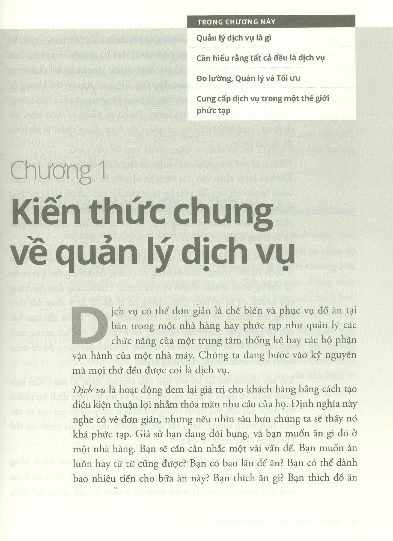 quản lý dịch vụ for dummies
