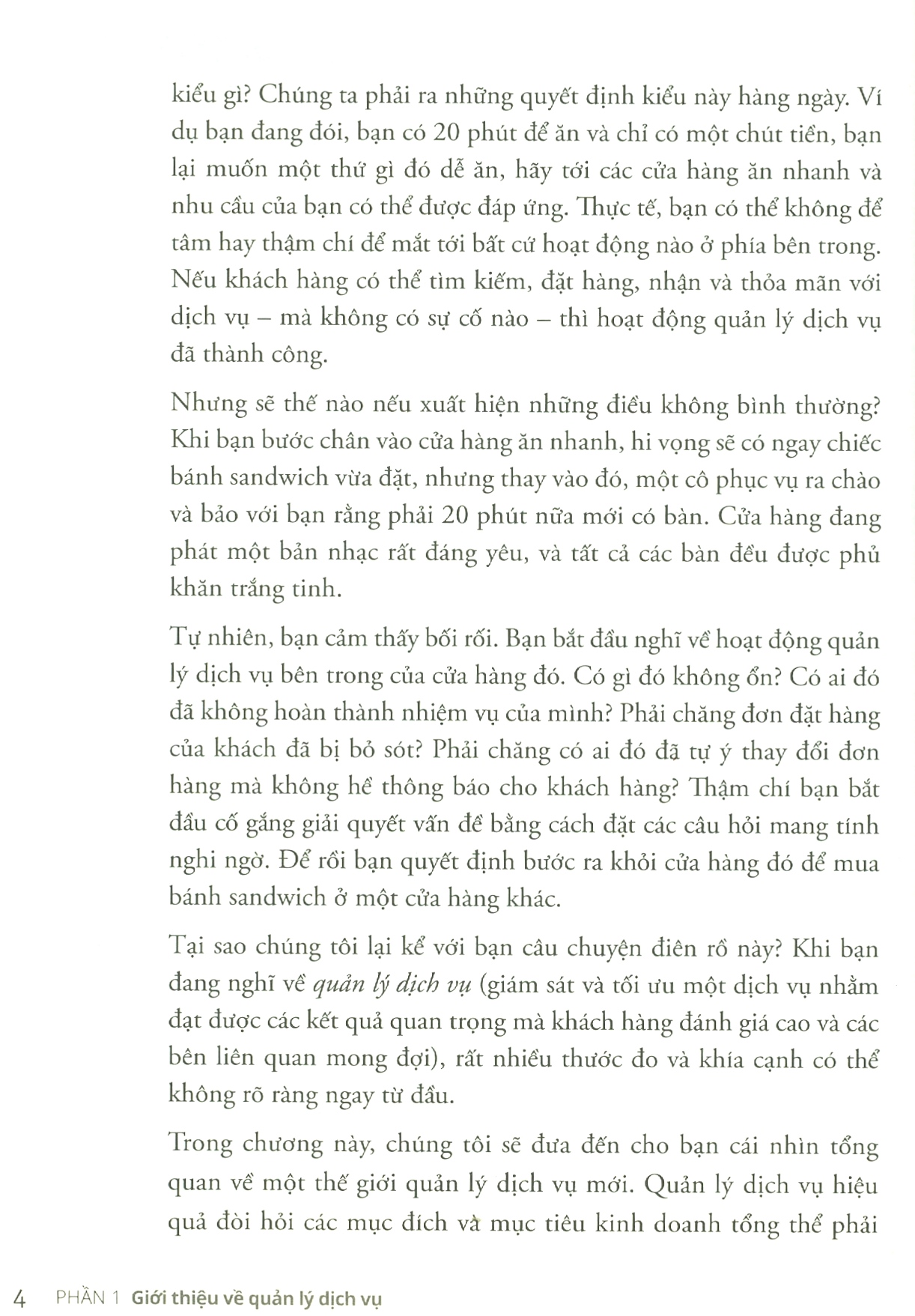 quản lý dịch vụ for dummies