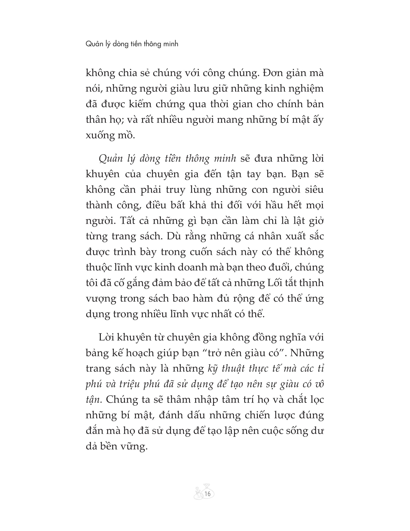 quản lý dòng tiền thông minh