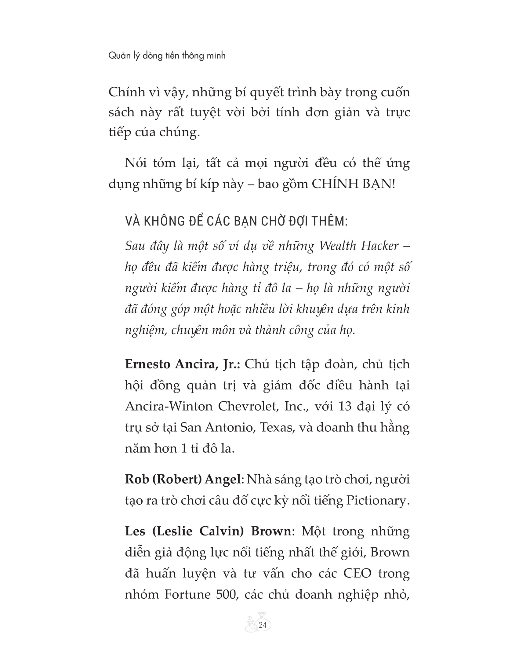 quản lý dòng tiền thông minh