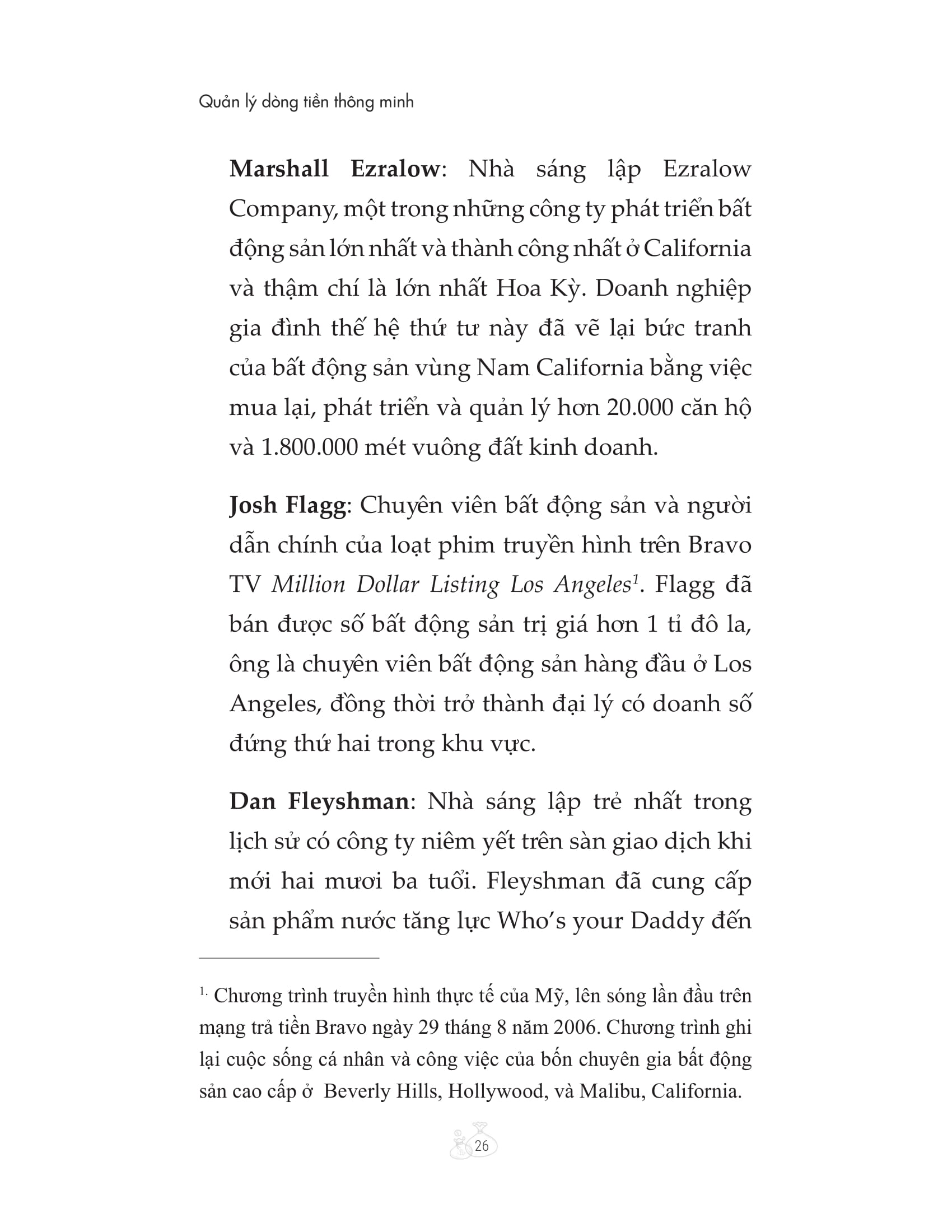 quản lý dòng tiền thông minh