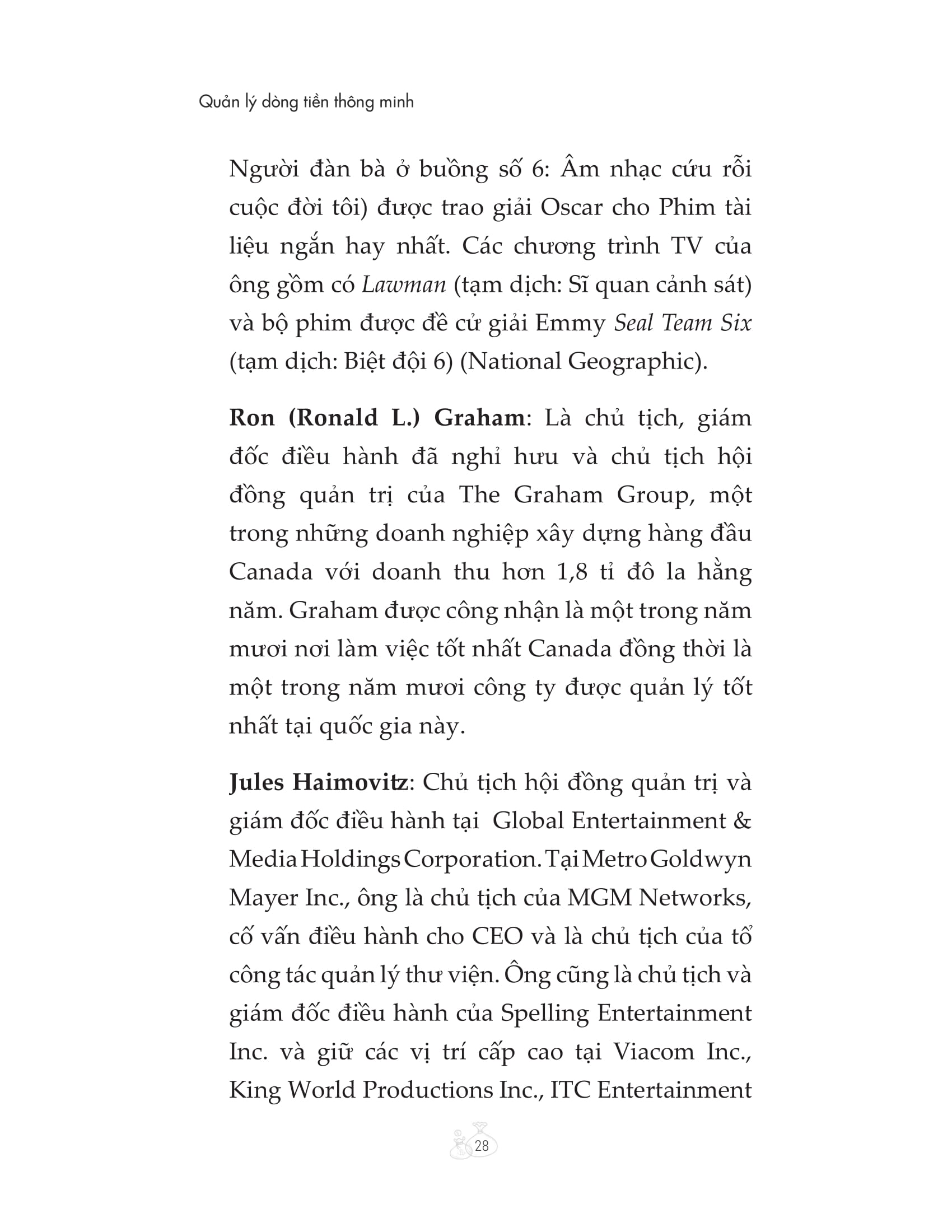 quản lý dòng tiền thông minh